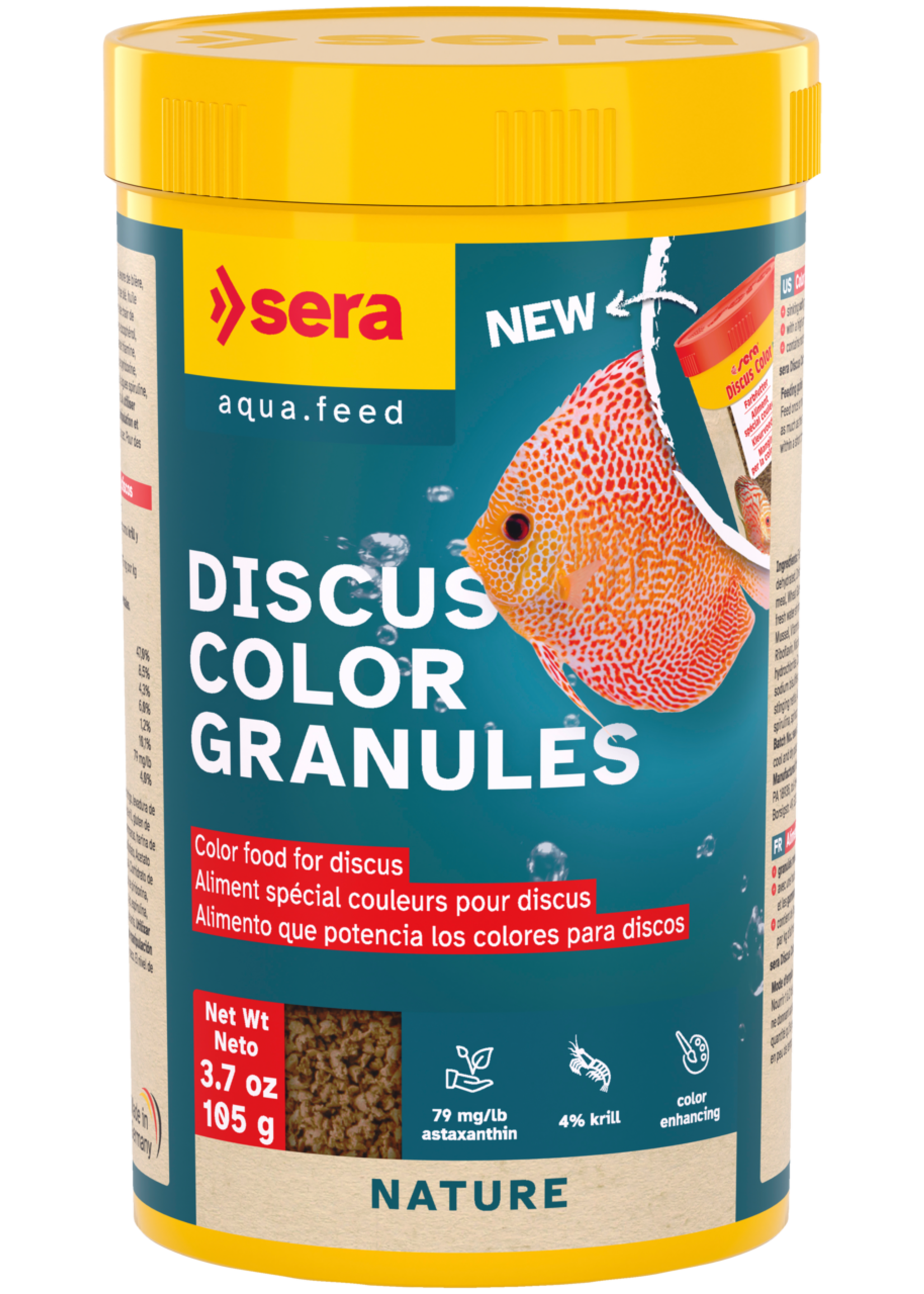 Sera SERA DISCUS COLOR NATURE 250 ML