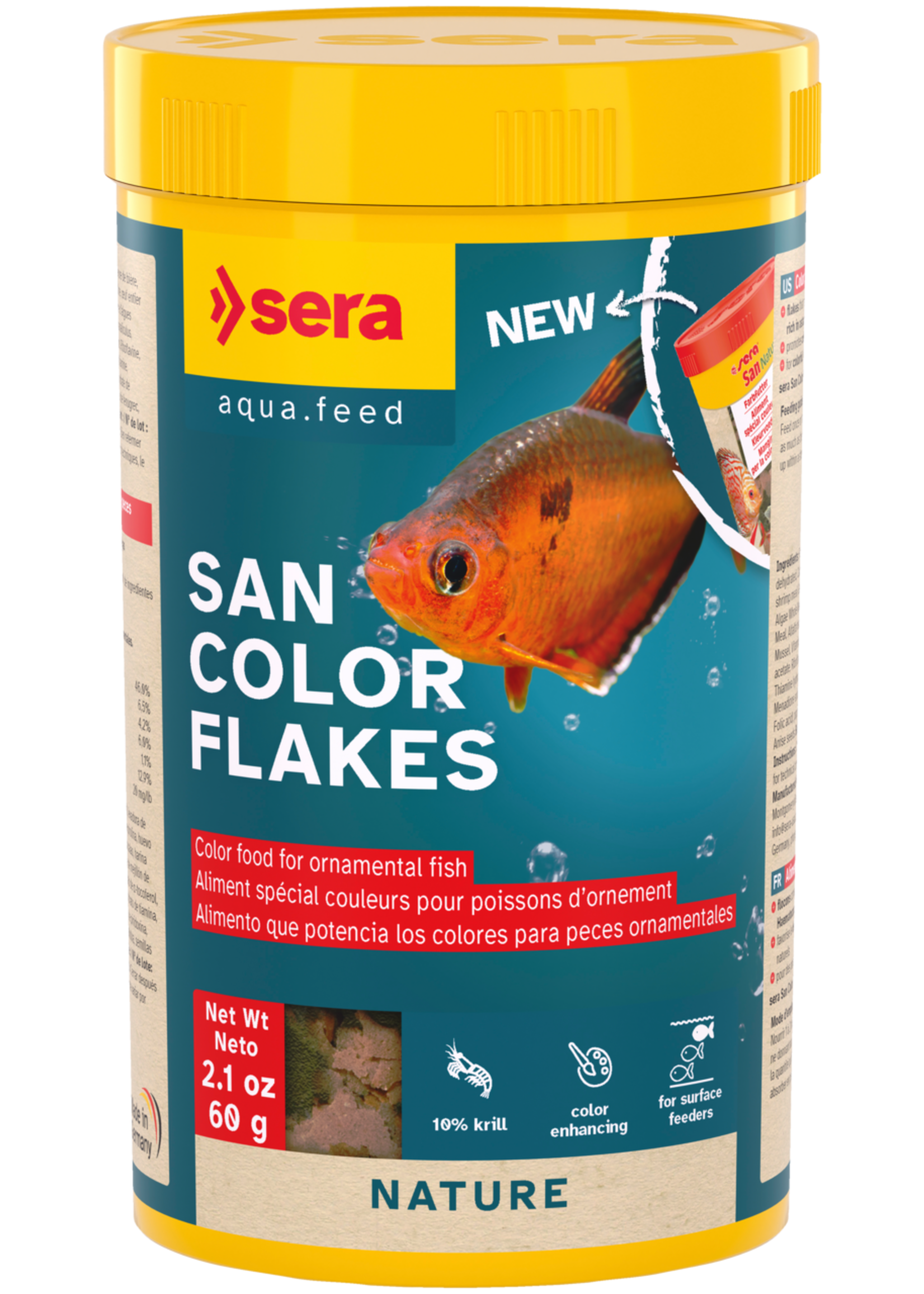 Sera SAN COLOR FLAKE 60 G