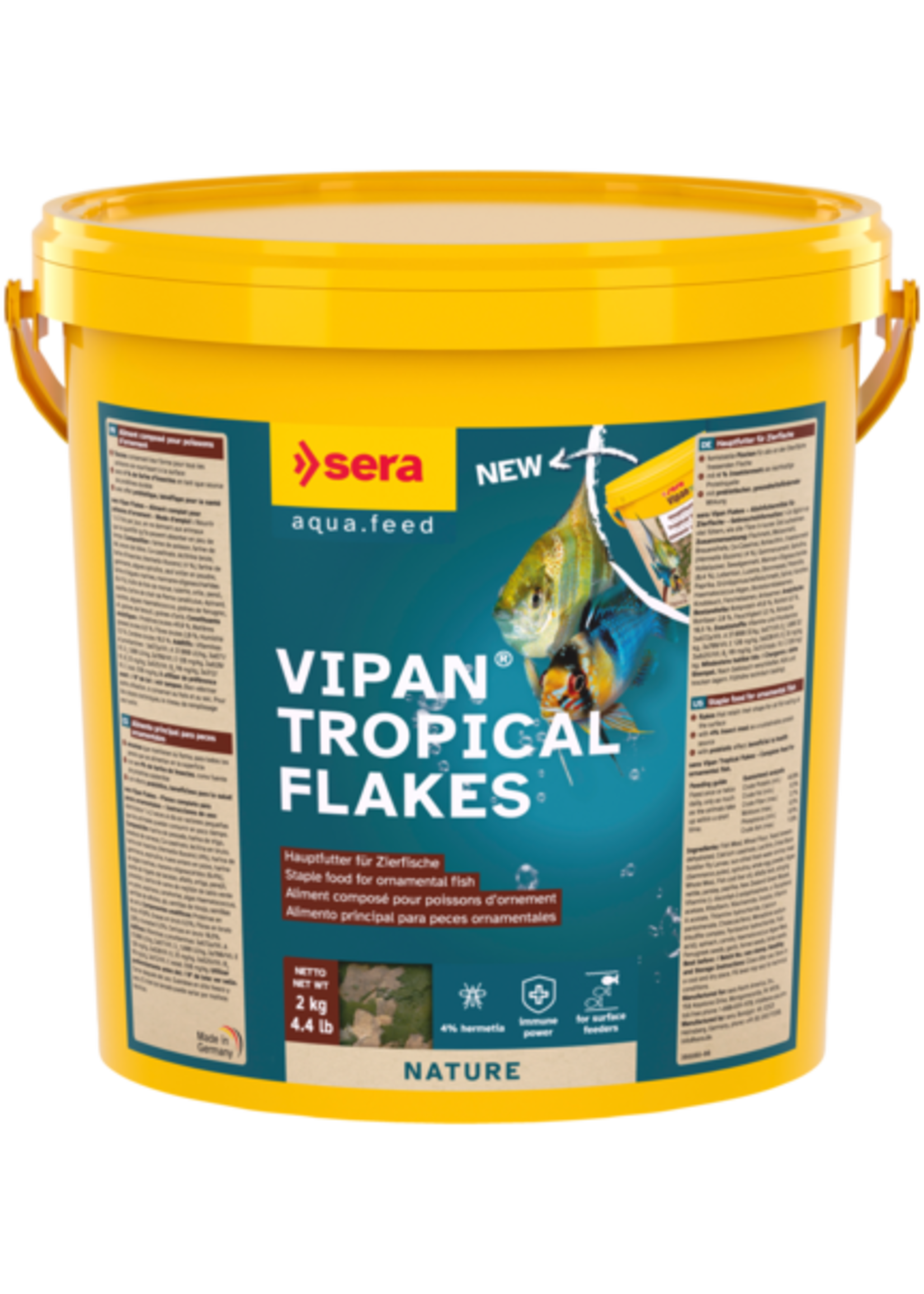 Sera VIPAN TROPICAL FLAKES 4.4 LB