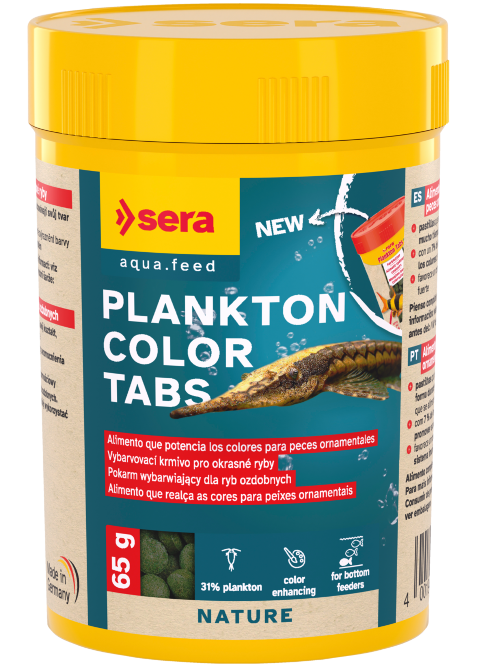 Sera PLANKTON COLOR TABS 65 G