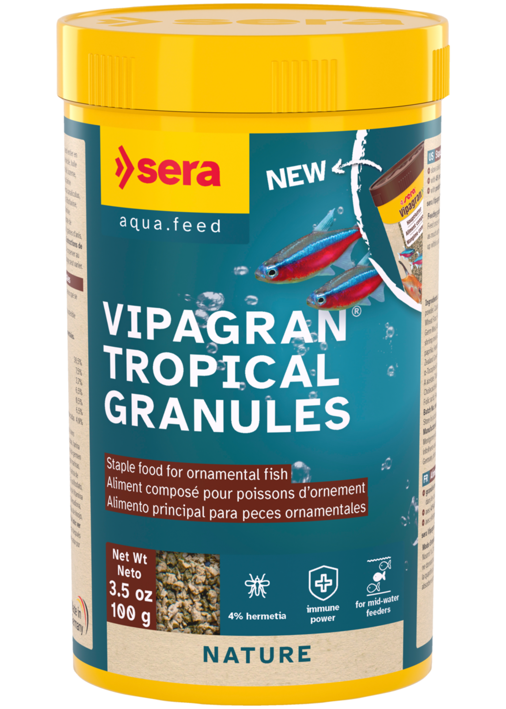 Sera SERA VIPAGRAN TROPICAL GRANULES  3.5 OZ