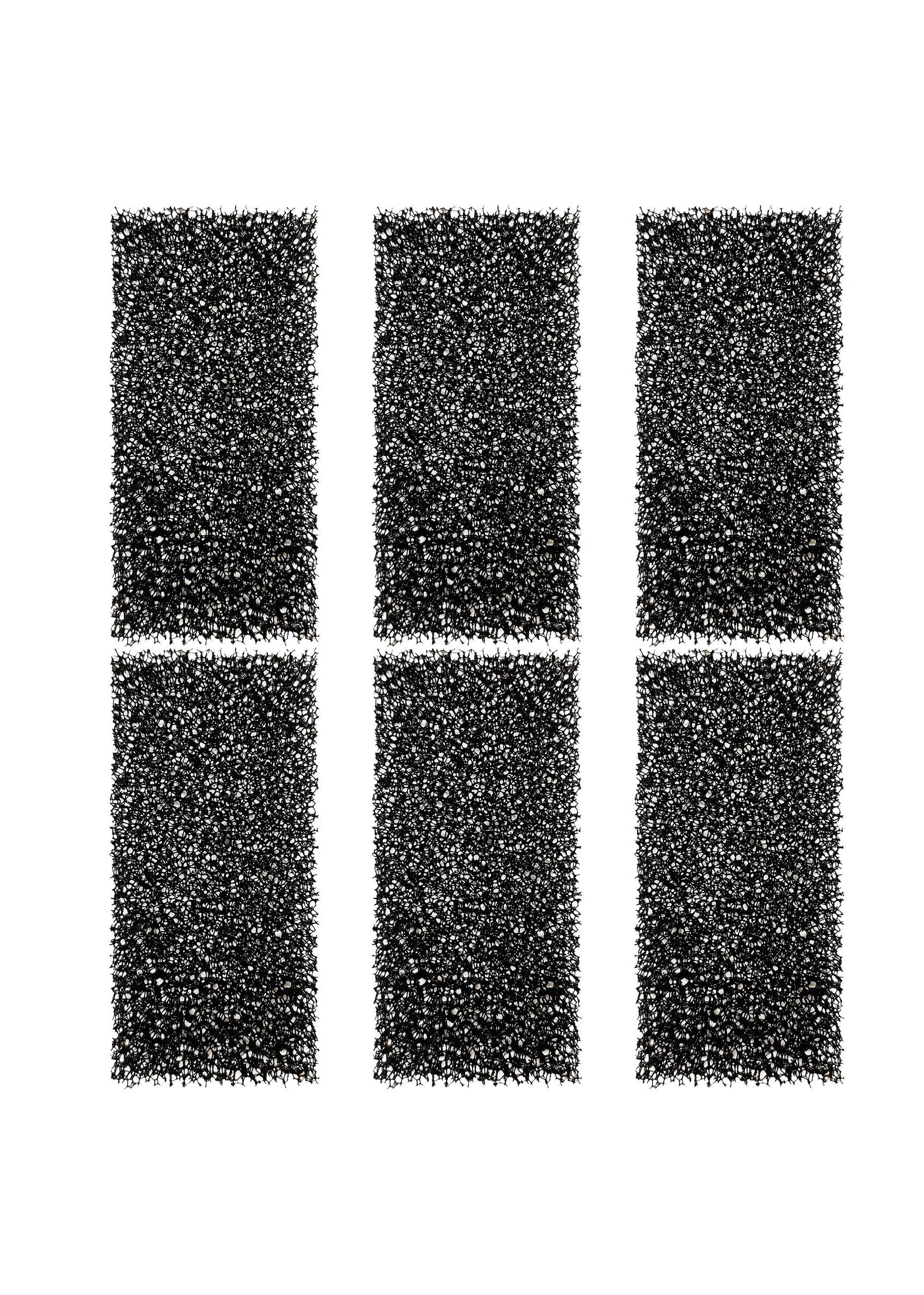 Level One Pets LEVEL ONE PETS DUO 2 IN 1SUBMERSIBLE FILTER REPLACEMENT SPONGE 6 PACK