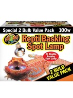 Zoo Med REPTI SPOT BULB BASKING 100W 2 PK