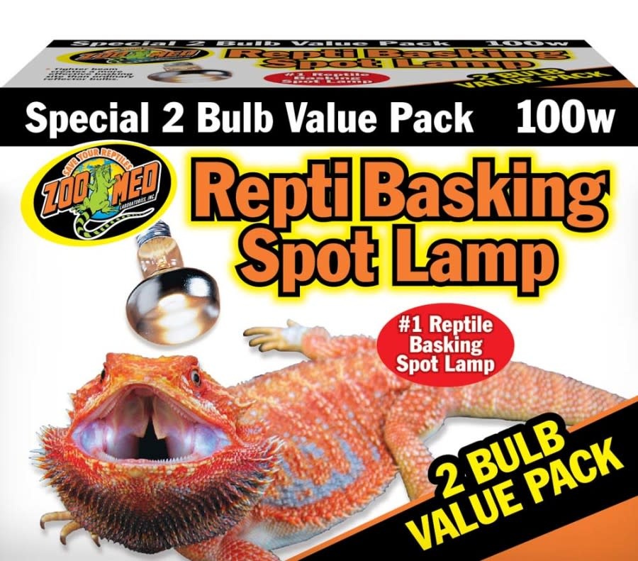 REPTI SPOT BULB BASKING 100W 2 PK