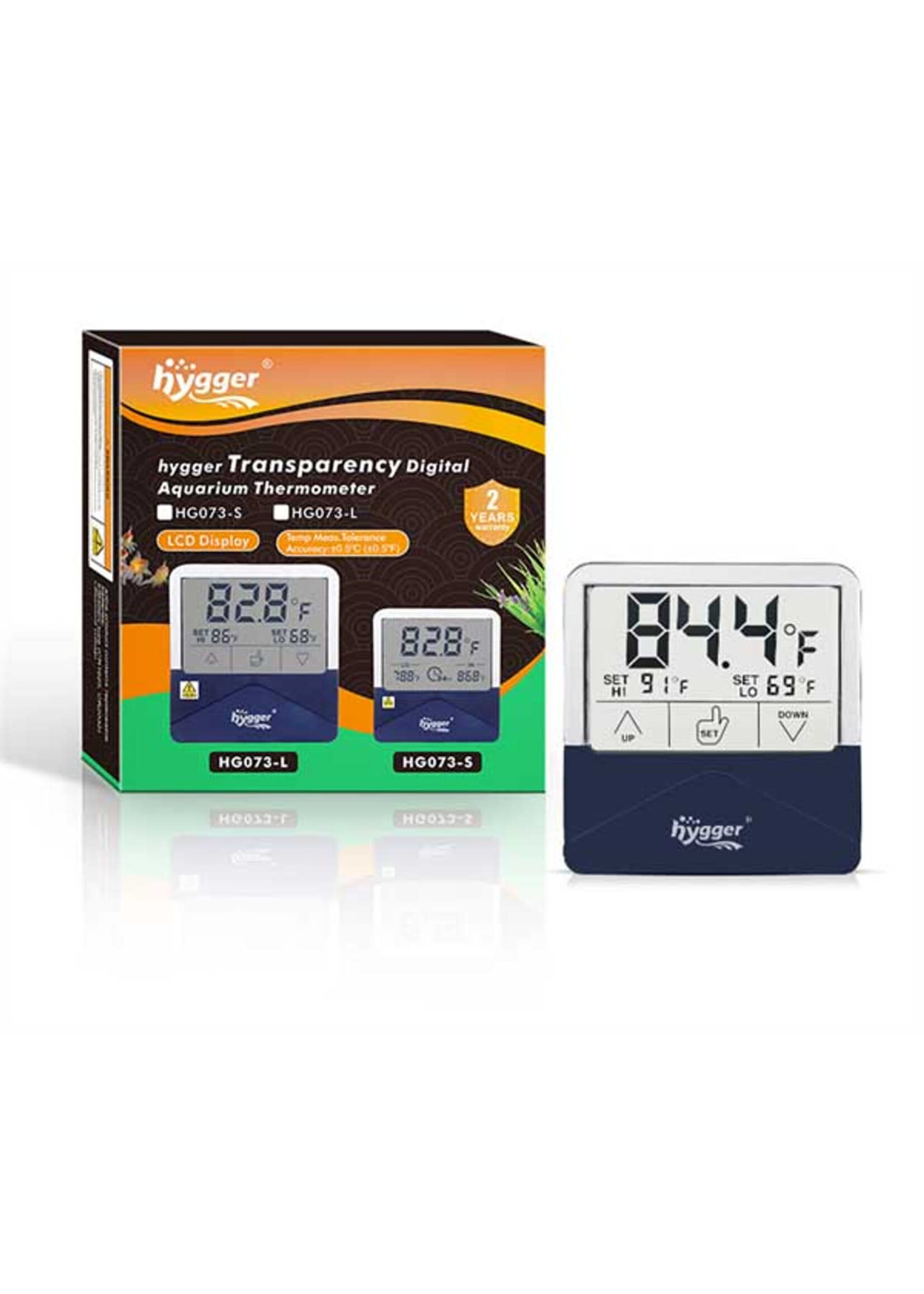 Hygger DIGITAL AQUARIUM  THERMOMETER  L