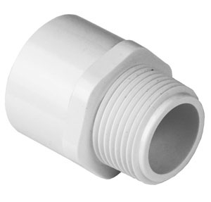 PVC MALE ADAPTER 1/2 "