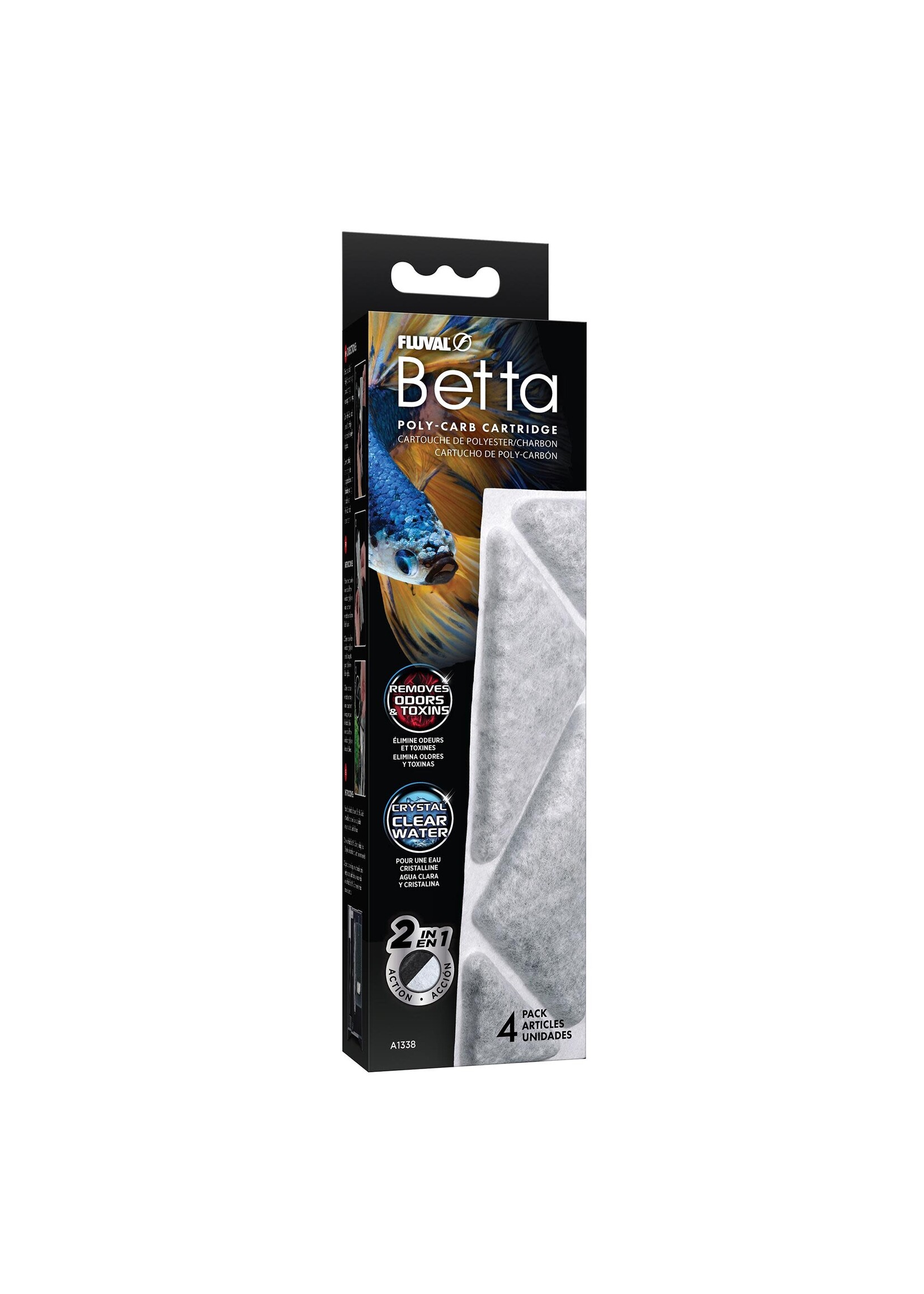 Fluval BETTA FILTER CARTRIDGE 20 LITER 4 PK