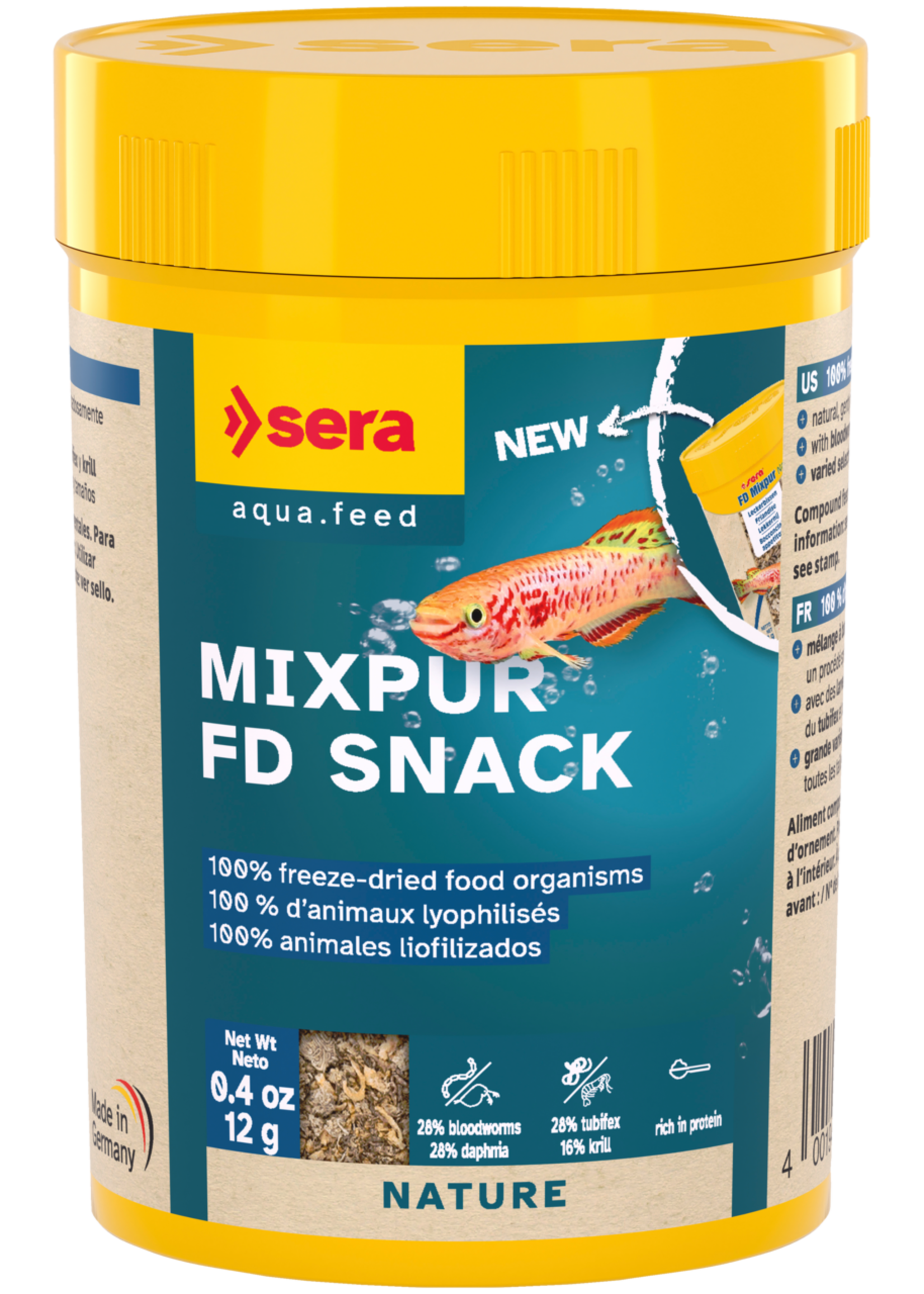 Sera MIXPUR FD SNACK 12 G
