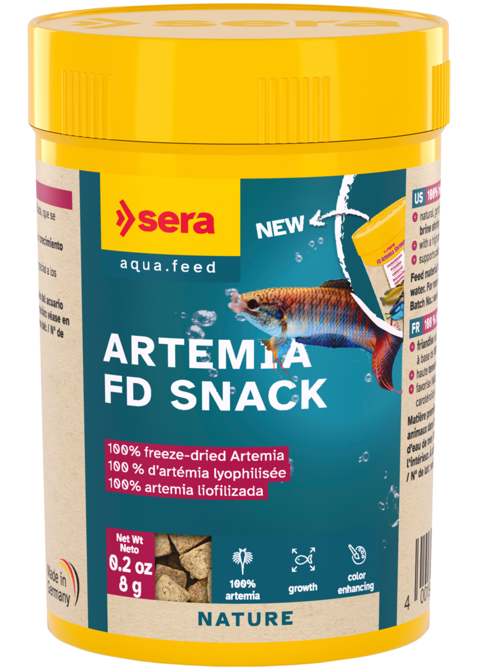 Sera ARTEMIA FD SNACK 8 G