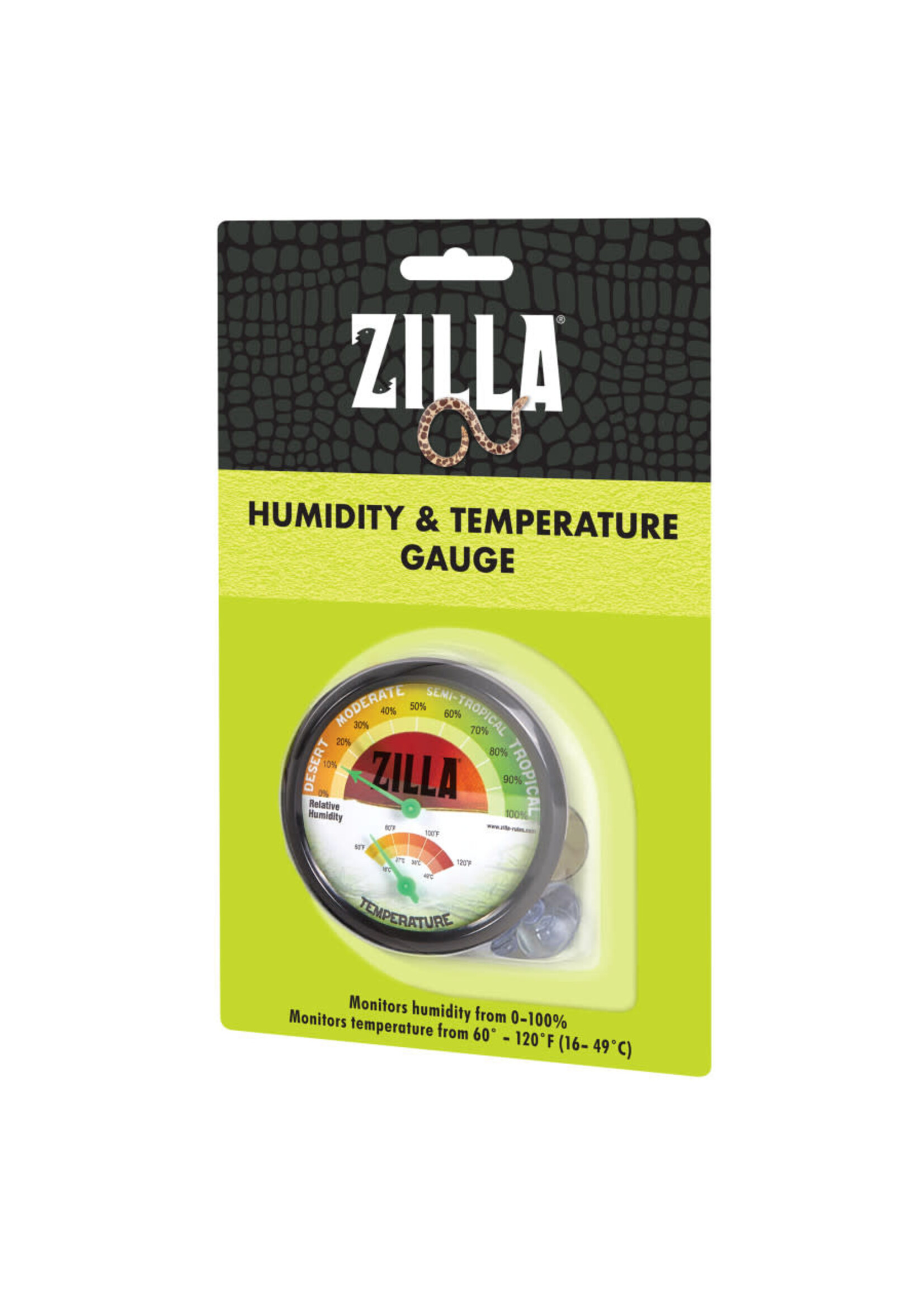 Zilla HUMIDITY & TEMPERATURE GAUGE