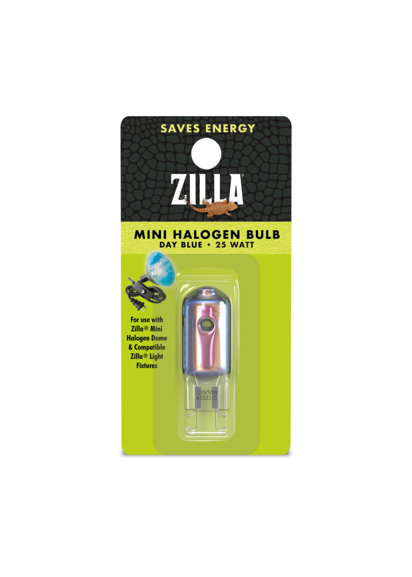 Zilla MINI HALOGEN BULB DAY BLUE 25 WATT