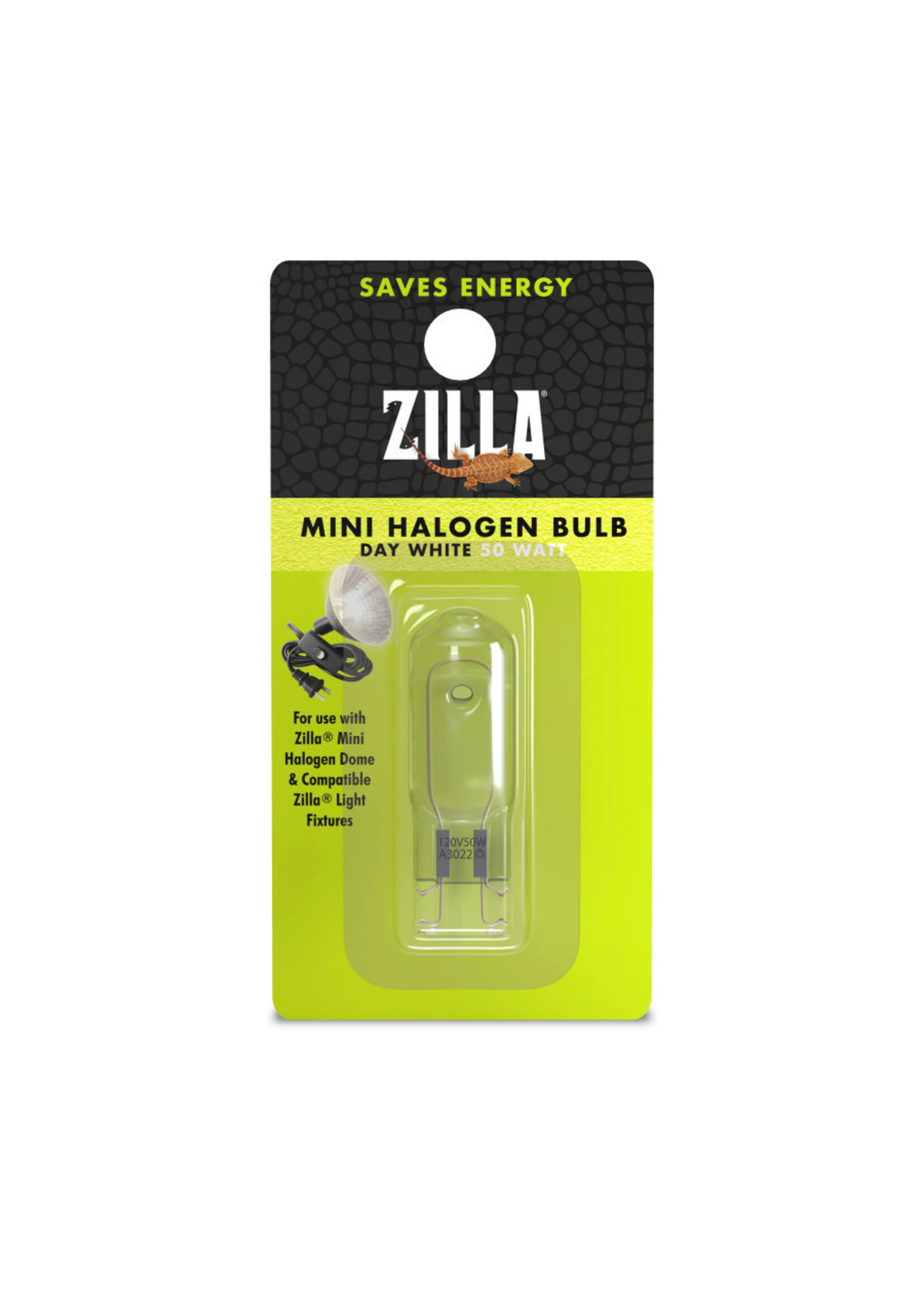 Zilla MINI HALOGEN BULB WHITE 50 WATT