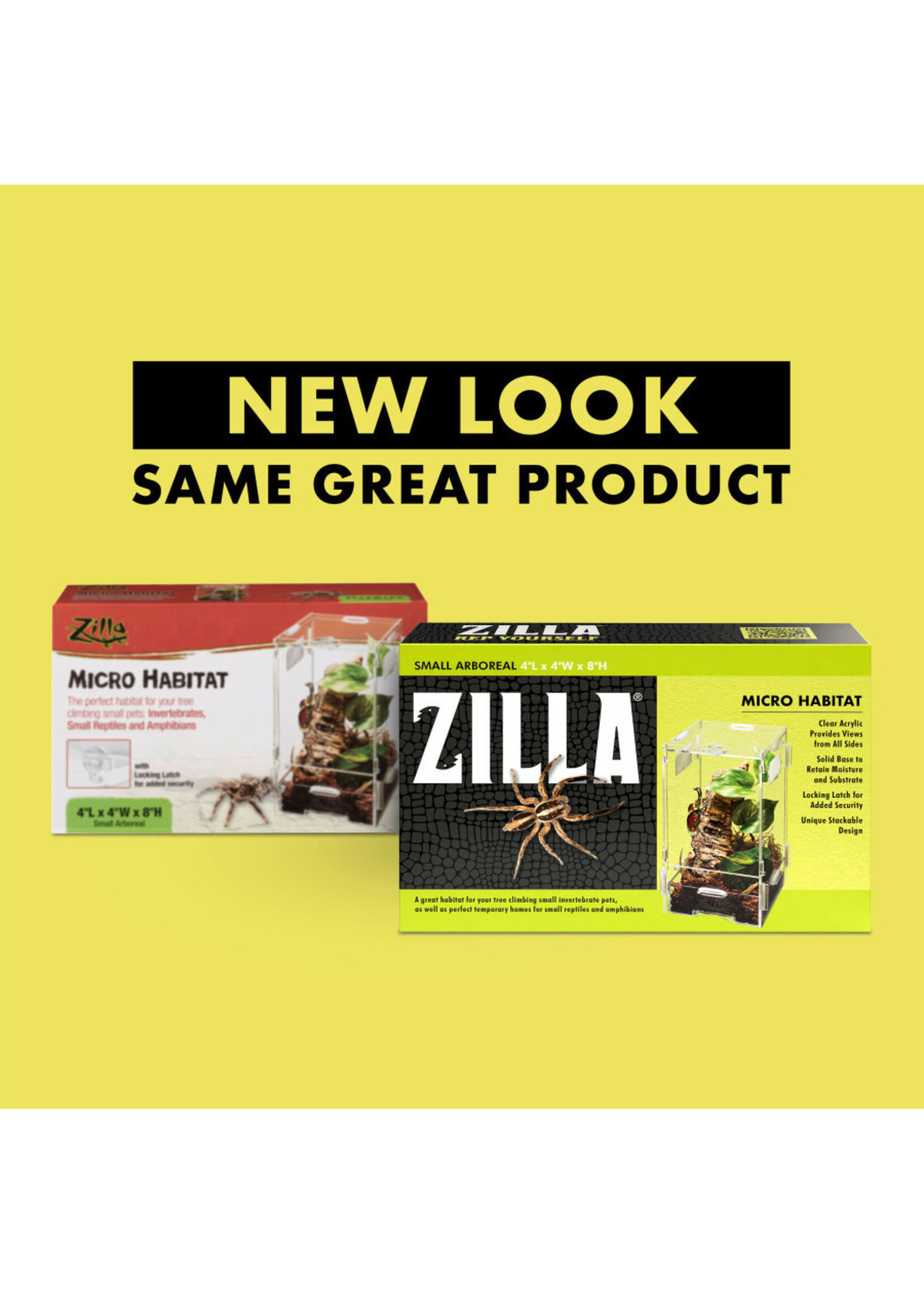 Zilla MICRO HABITAT ARBOREAL 4 X 4 X 8 SMALL