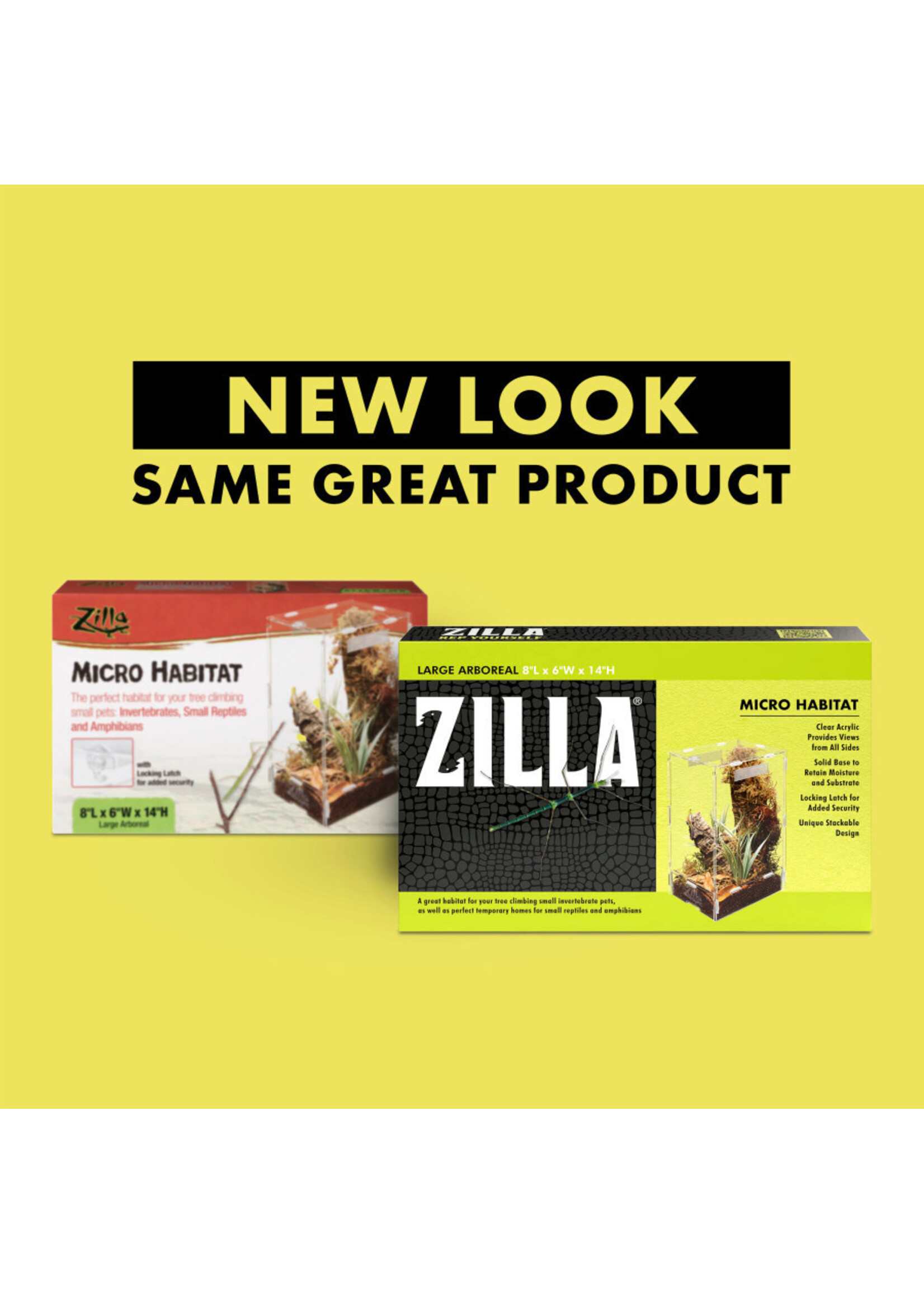 Zilla MICRO HABITAT ARBOREAL  8 X 6 X 14 LARGE