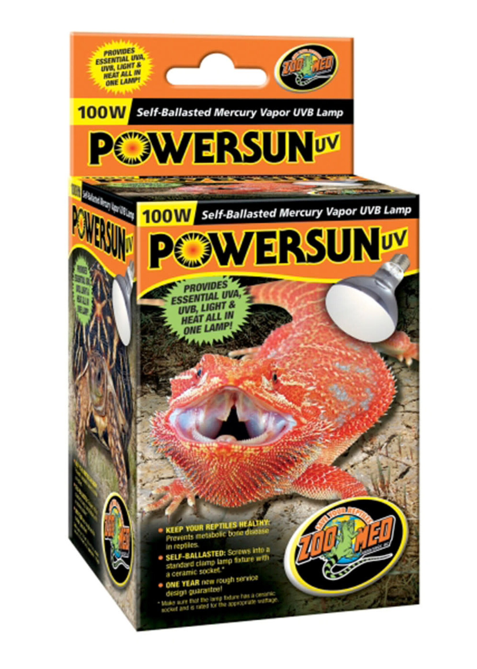 Zoo Med POWERSUN UV 100 W BULB