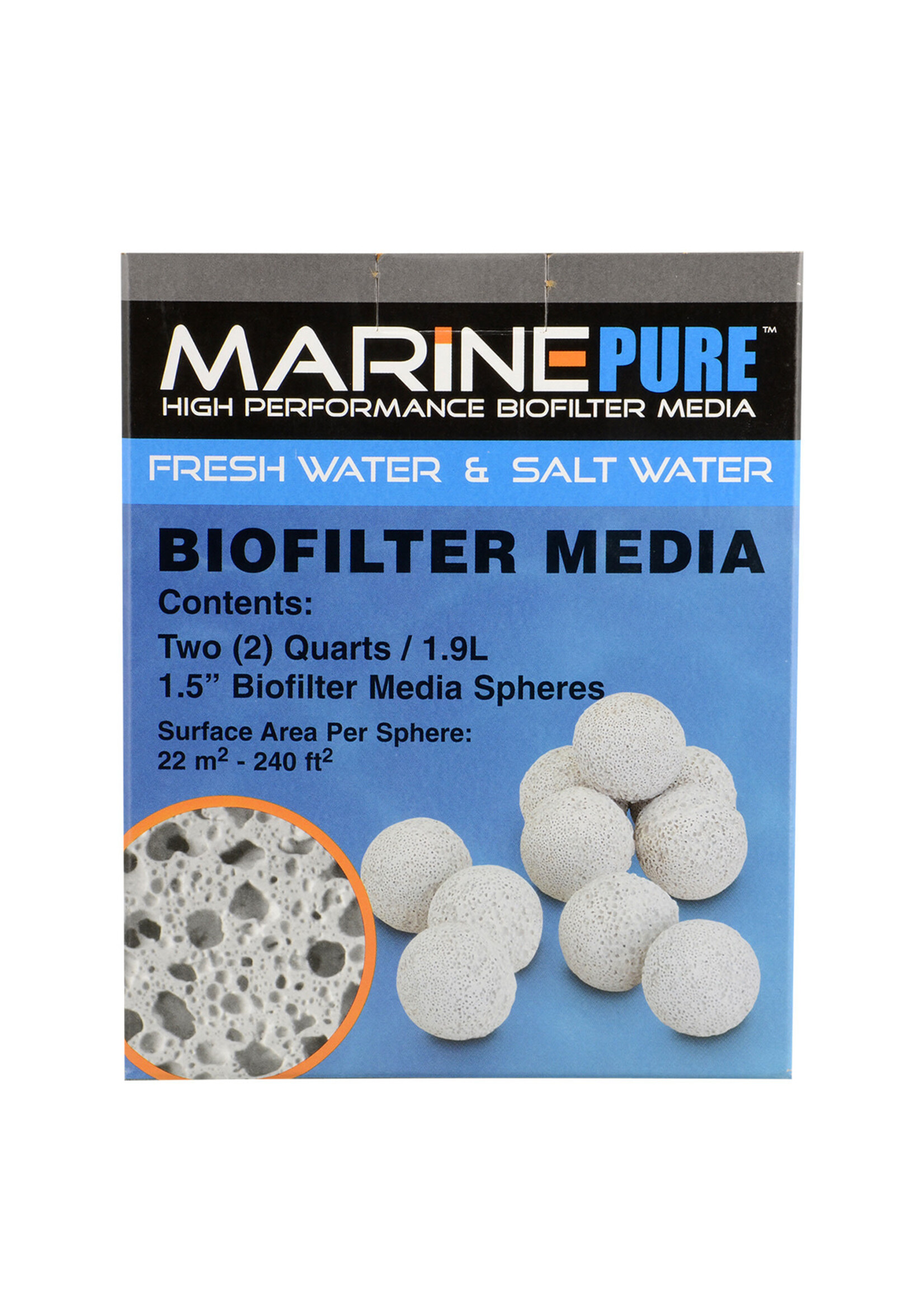 Marine Pure BIO FILTER MEDIA SPHERES 2 QT