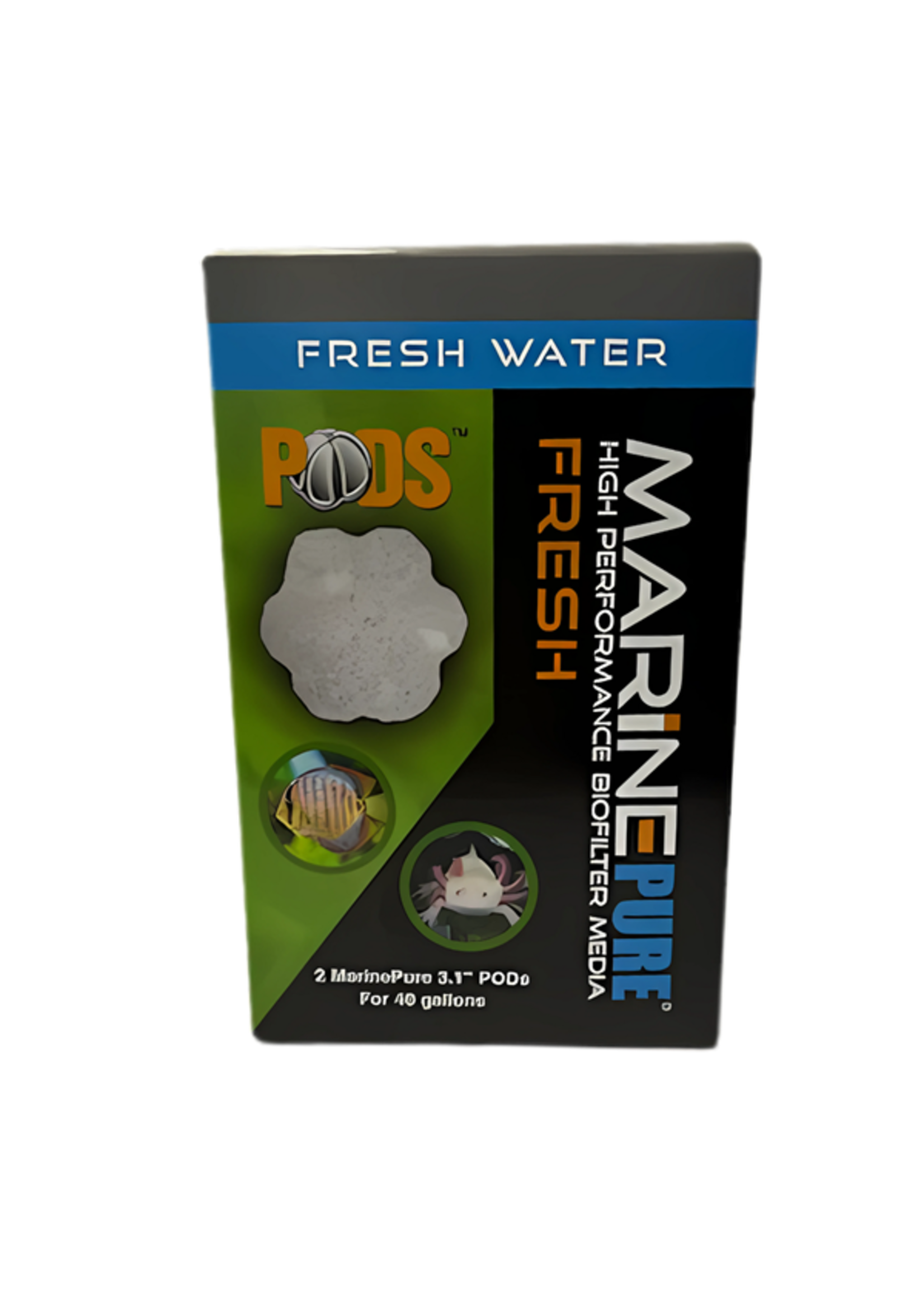 Marine Pure FRESH BIO FILTER MEDIA PODS 2 COUNT