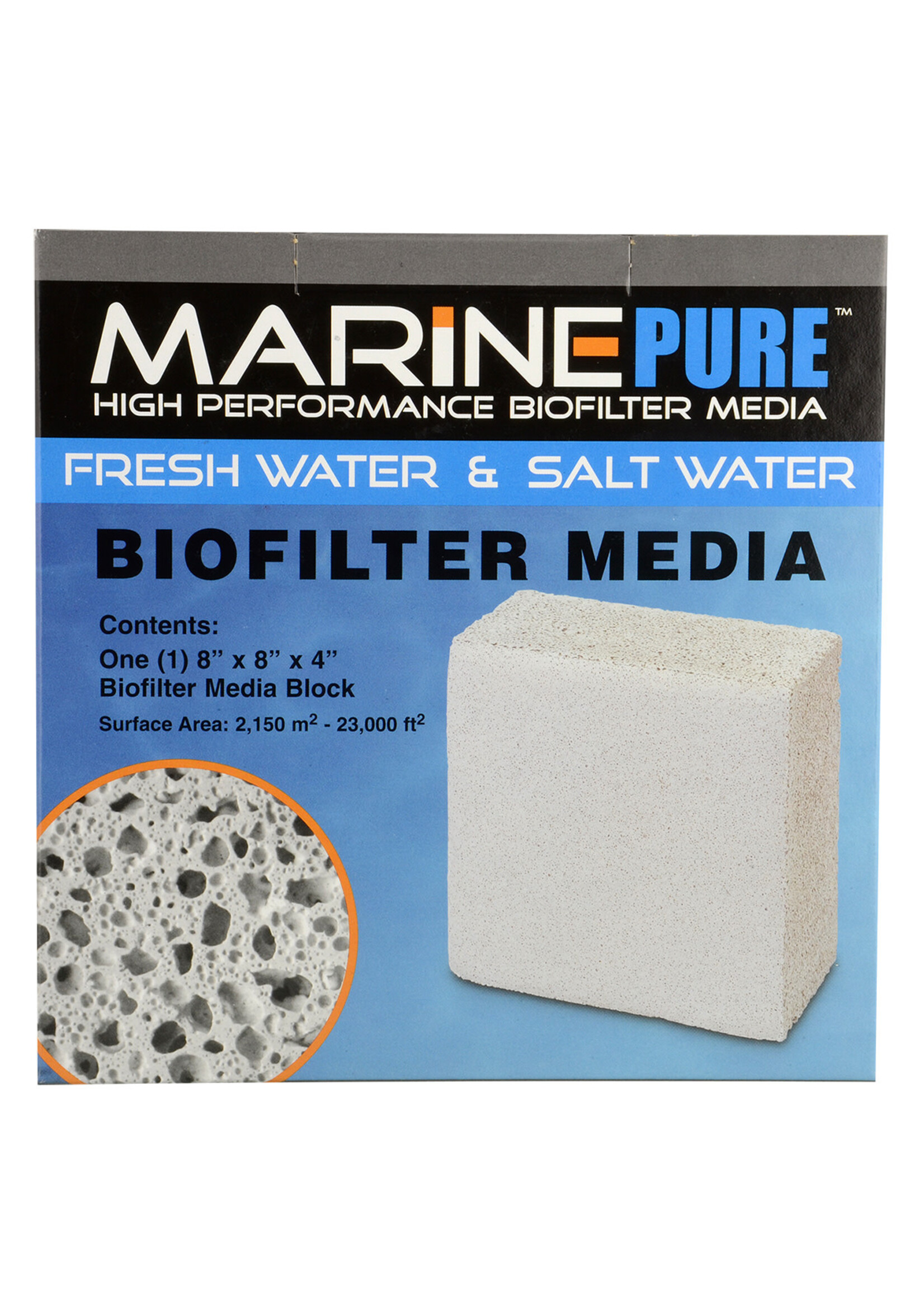 Marine Pure BIO FILTER MEDIA BLOCK 8 X 8 X 4