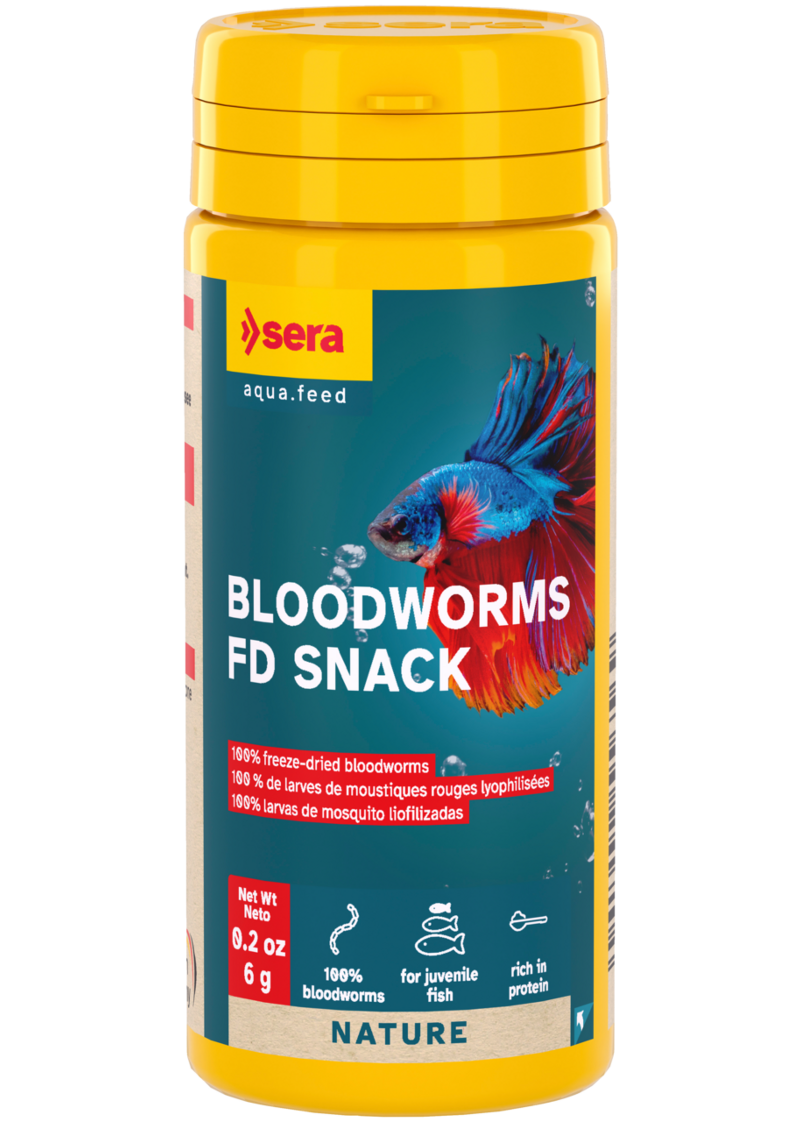 Sera FD BLOODWORMS SNACK 6 G
