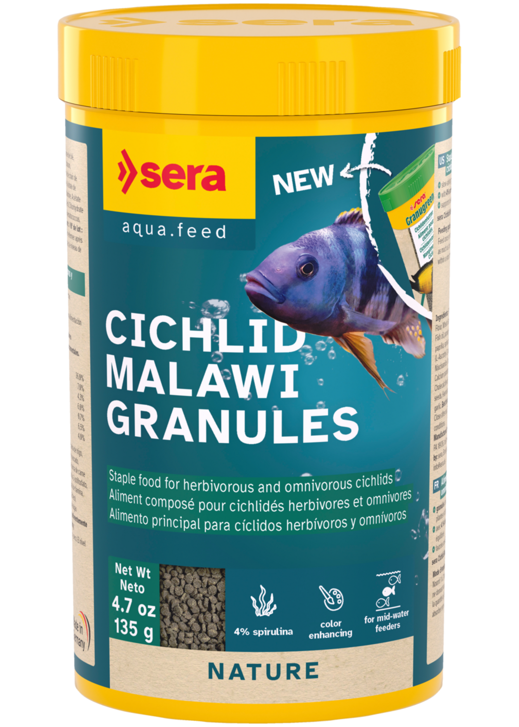 Sera CICHLID MALAWI GRANULES 135 G