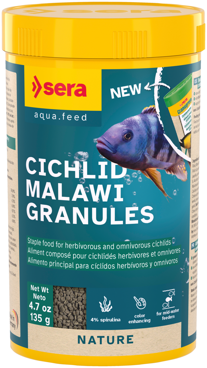 SERA CICHLID MALAWI GRANULES 135 G - The Hidden Reef, Inc