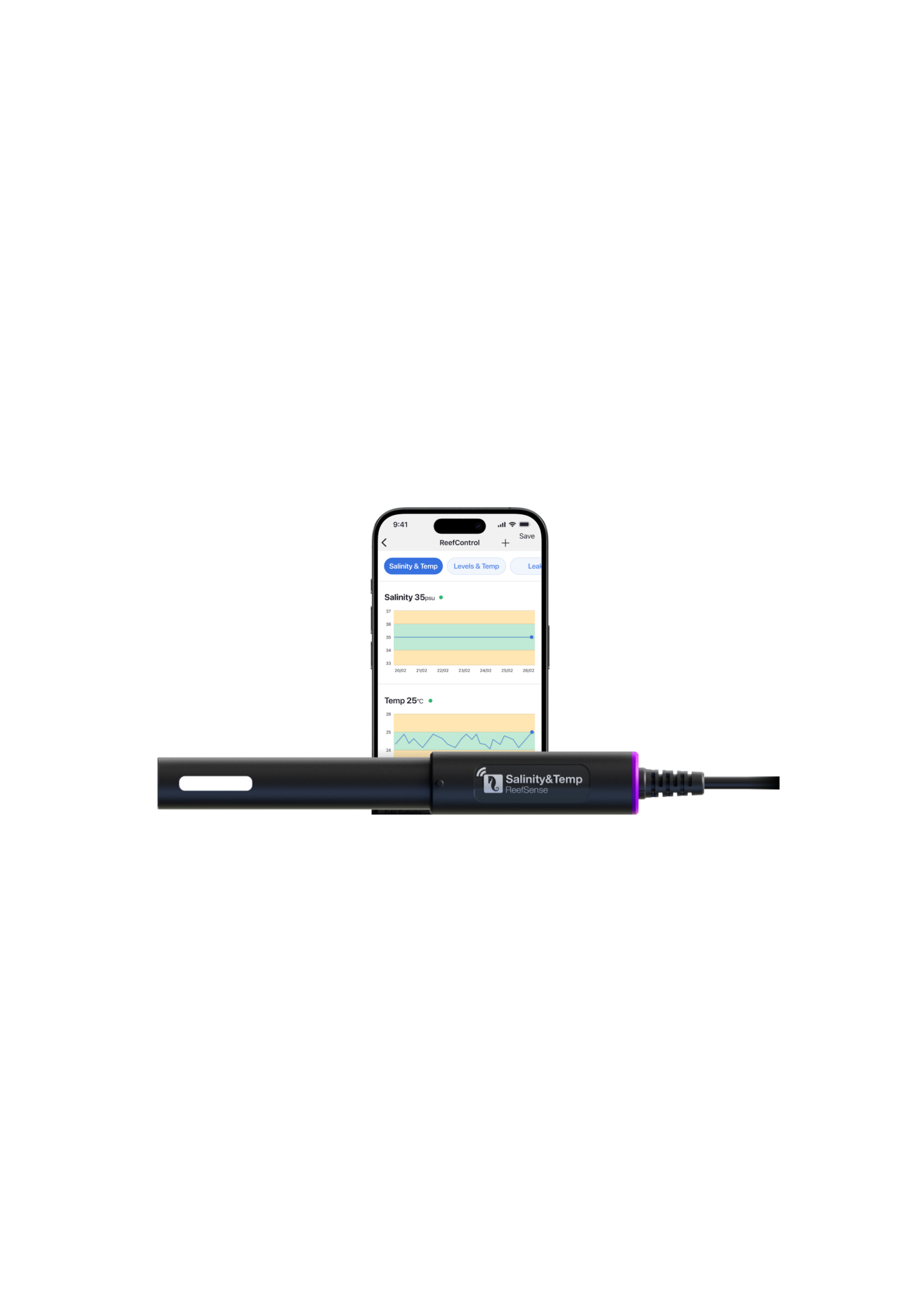 Red Sea REEF SENSE SALINITY & TEMPERATURE PROBE