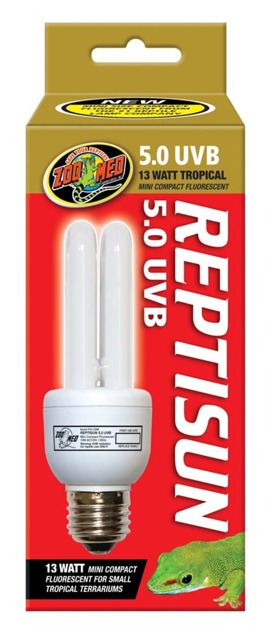 BULB REPTISUN UVB MINI 5.0 13 WATT