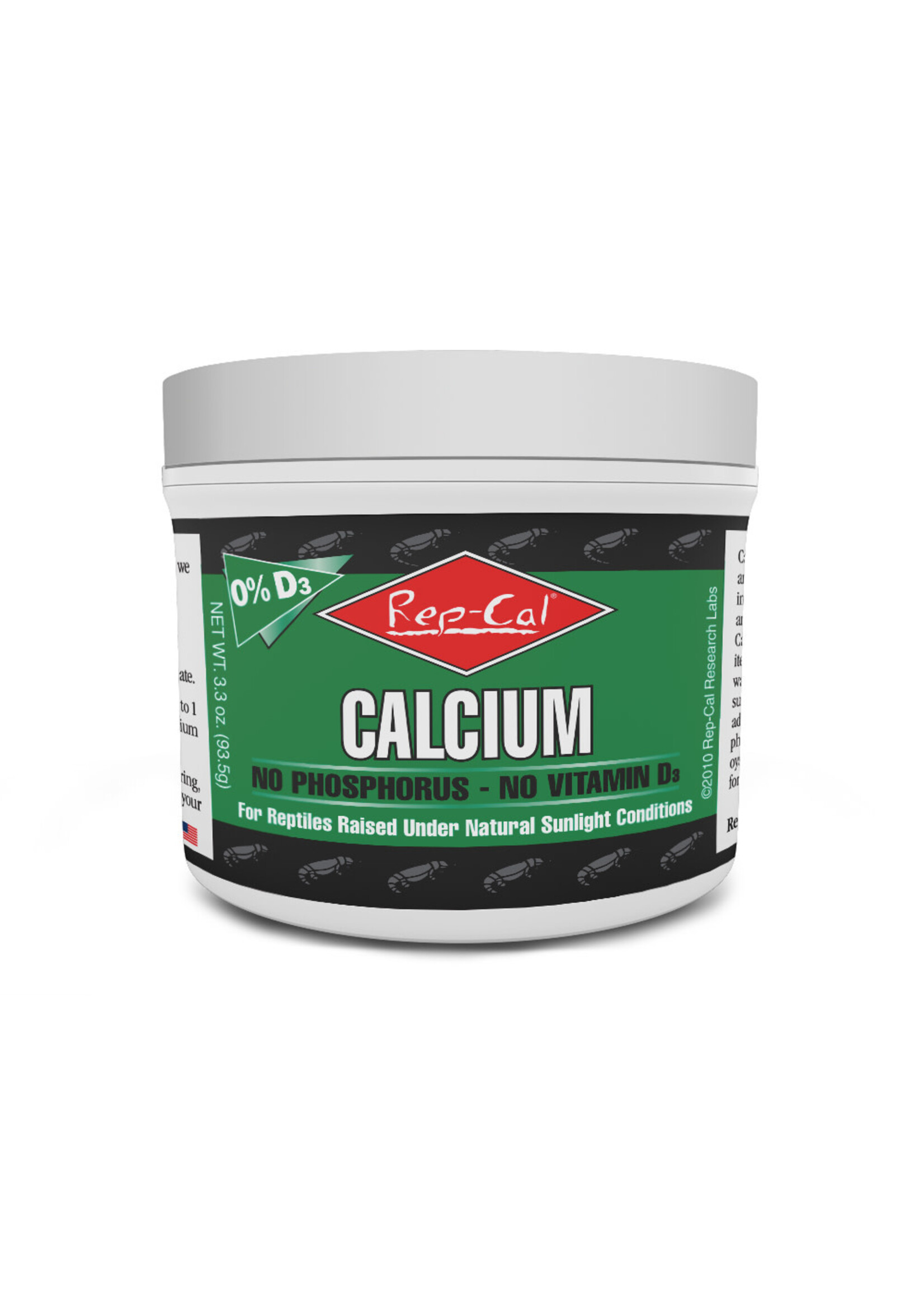 Rep-Cal CALCIUM WITHOUT D3  3.3 OZ