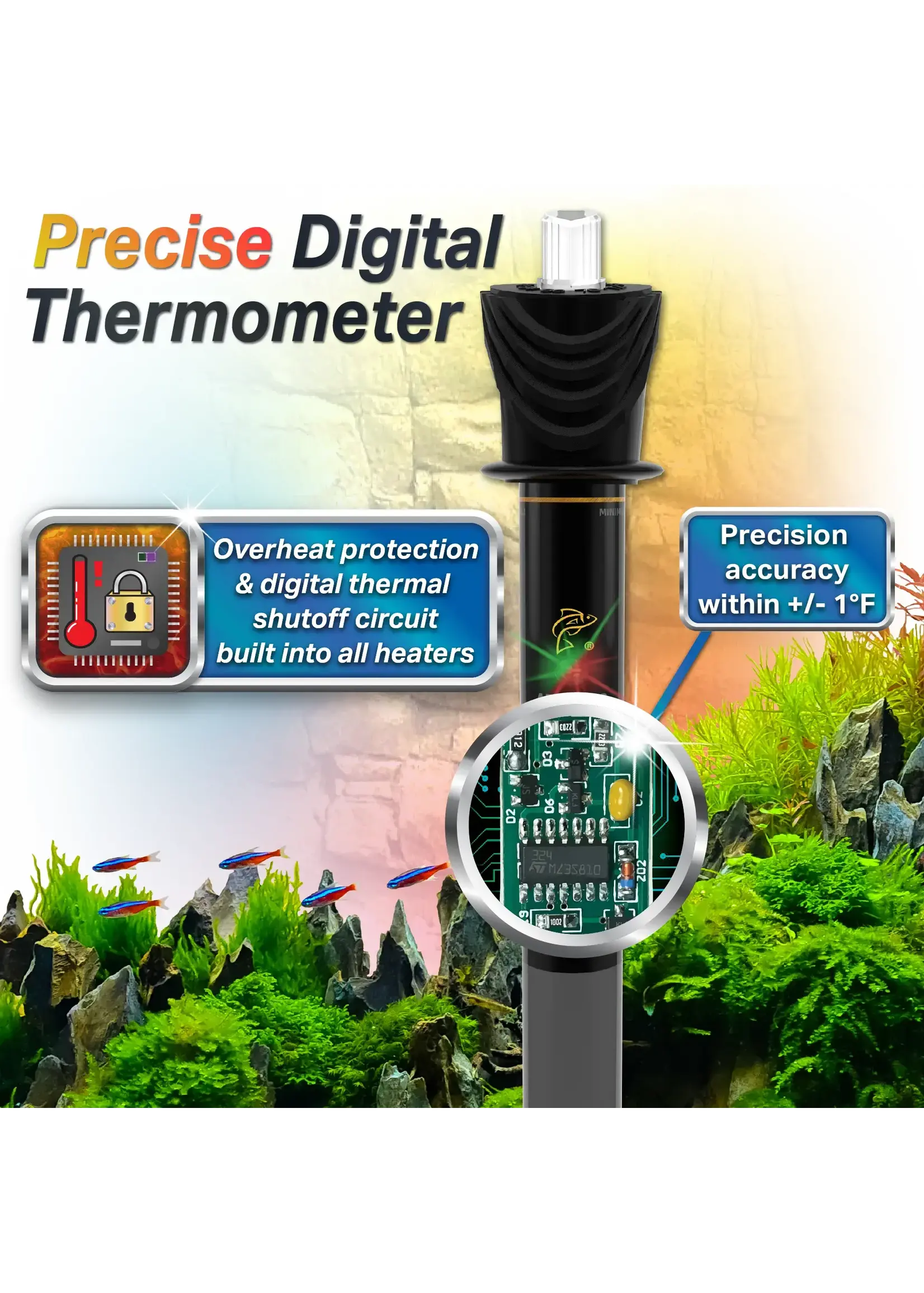 Advatec Int. GLASS AQUARIUM HEATER 50 W