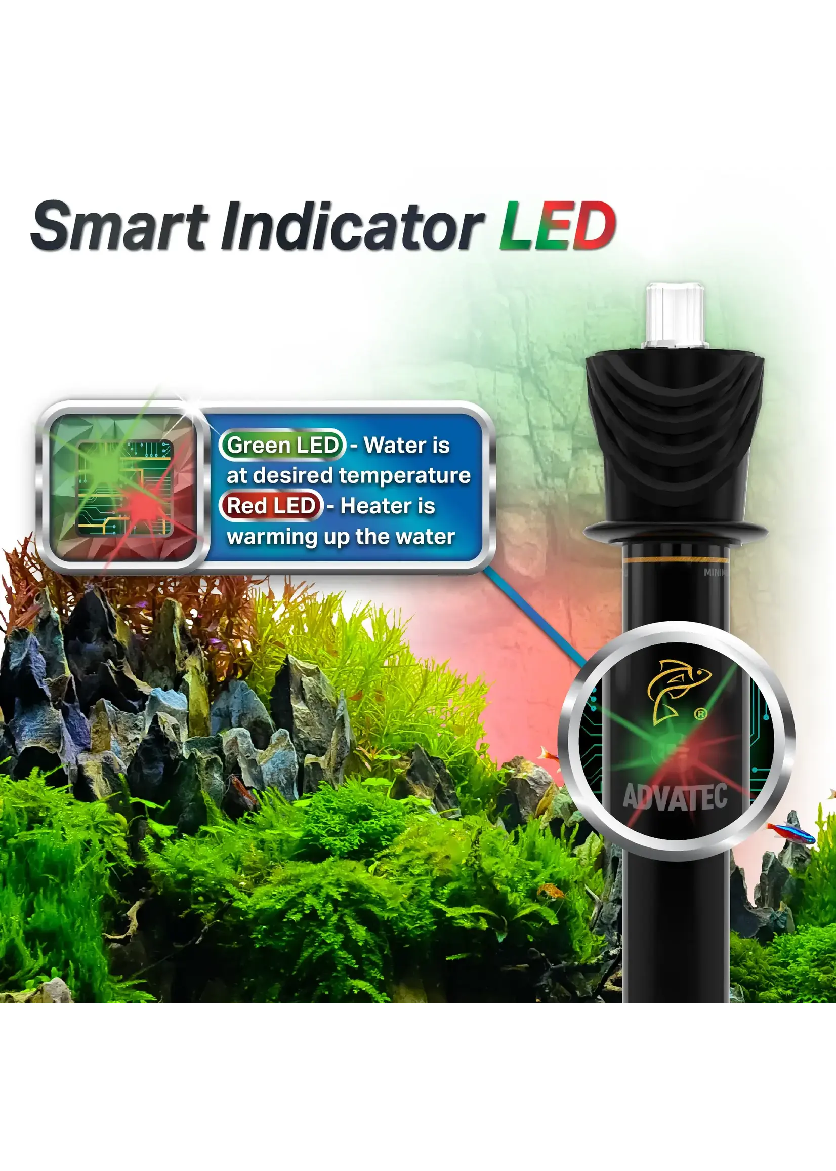 Advatec Int. GLASS AQUARIUM HEATER 50 W