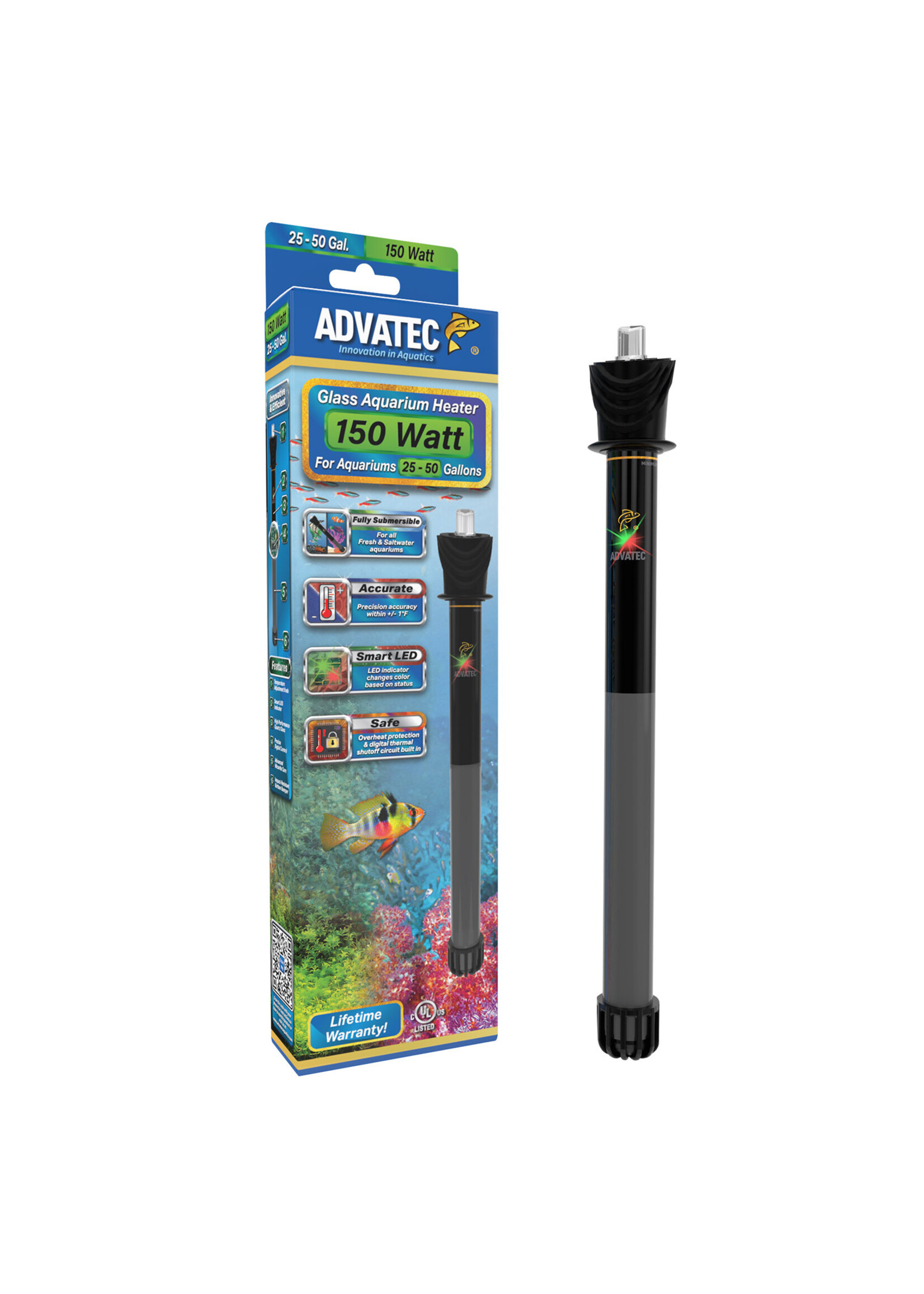 Advatec Int. GLASS AQUARIUM HEATER 150 W