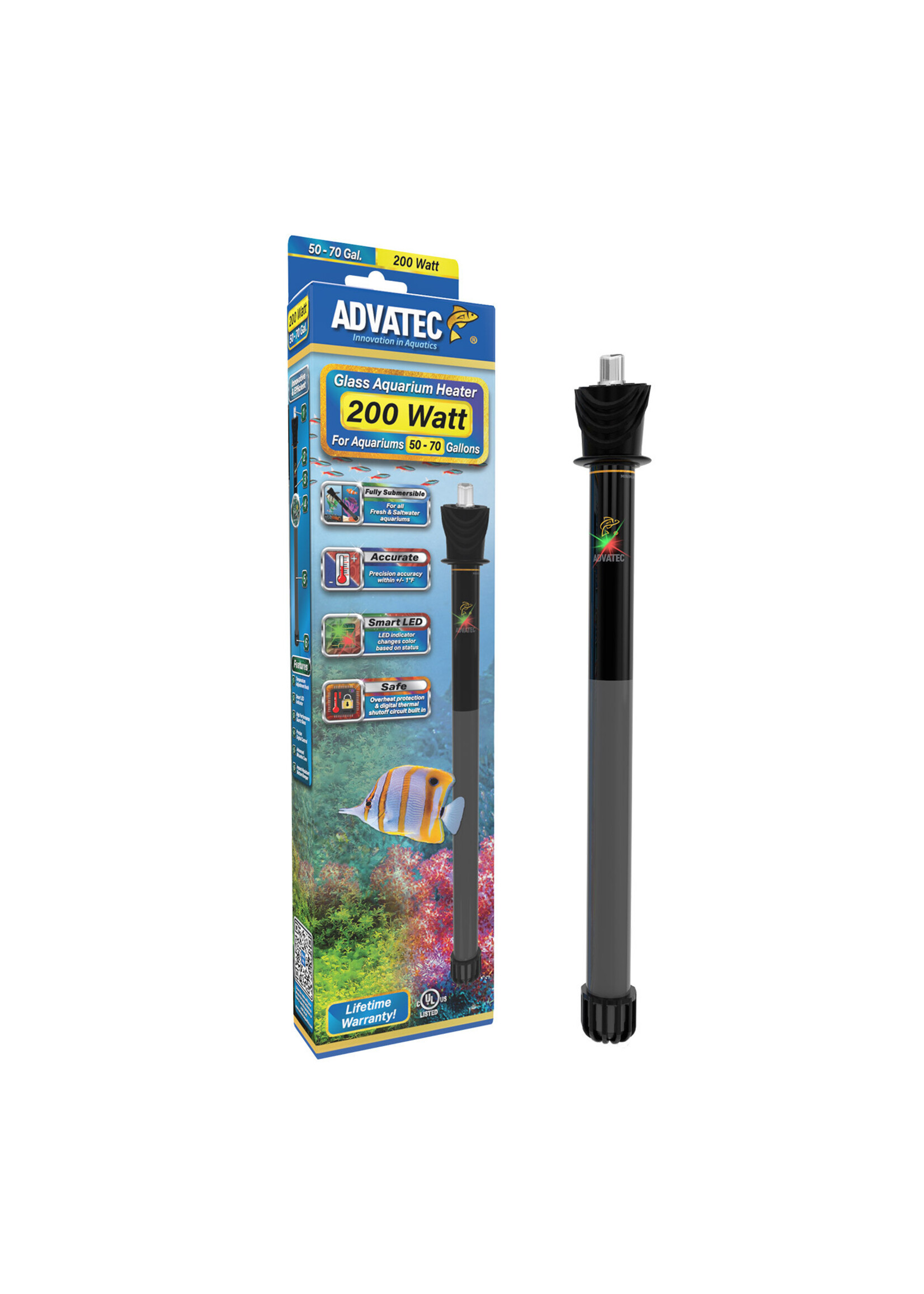 Advatec Int. GLASS AQUARIUM HEATER 200 W