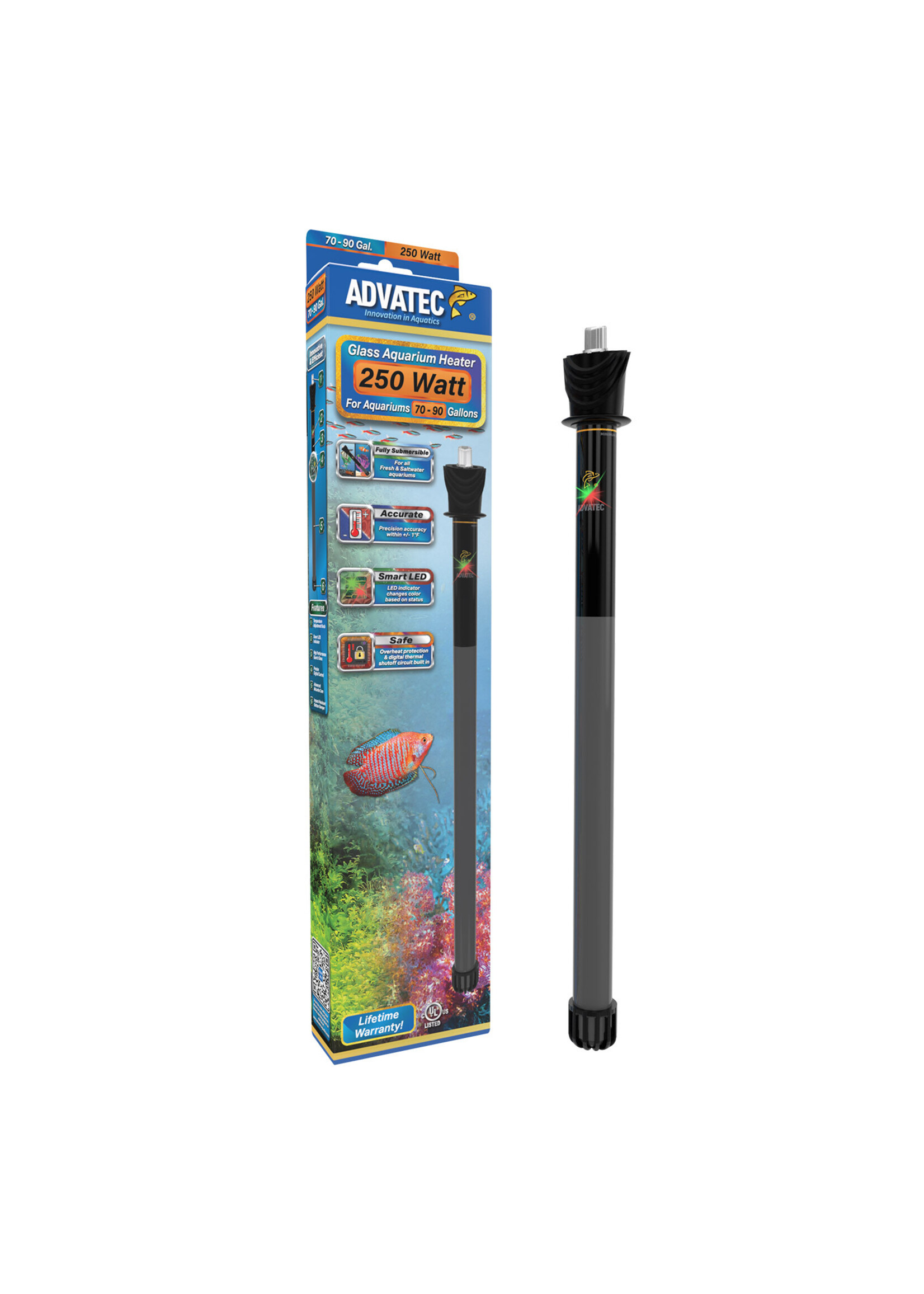 Advatec Int. GLASS AQUARIUM HEATER 250 W