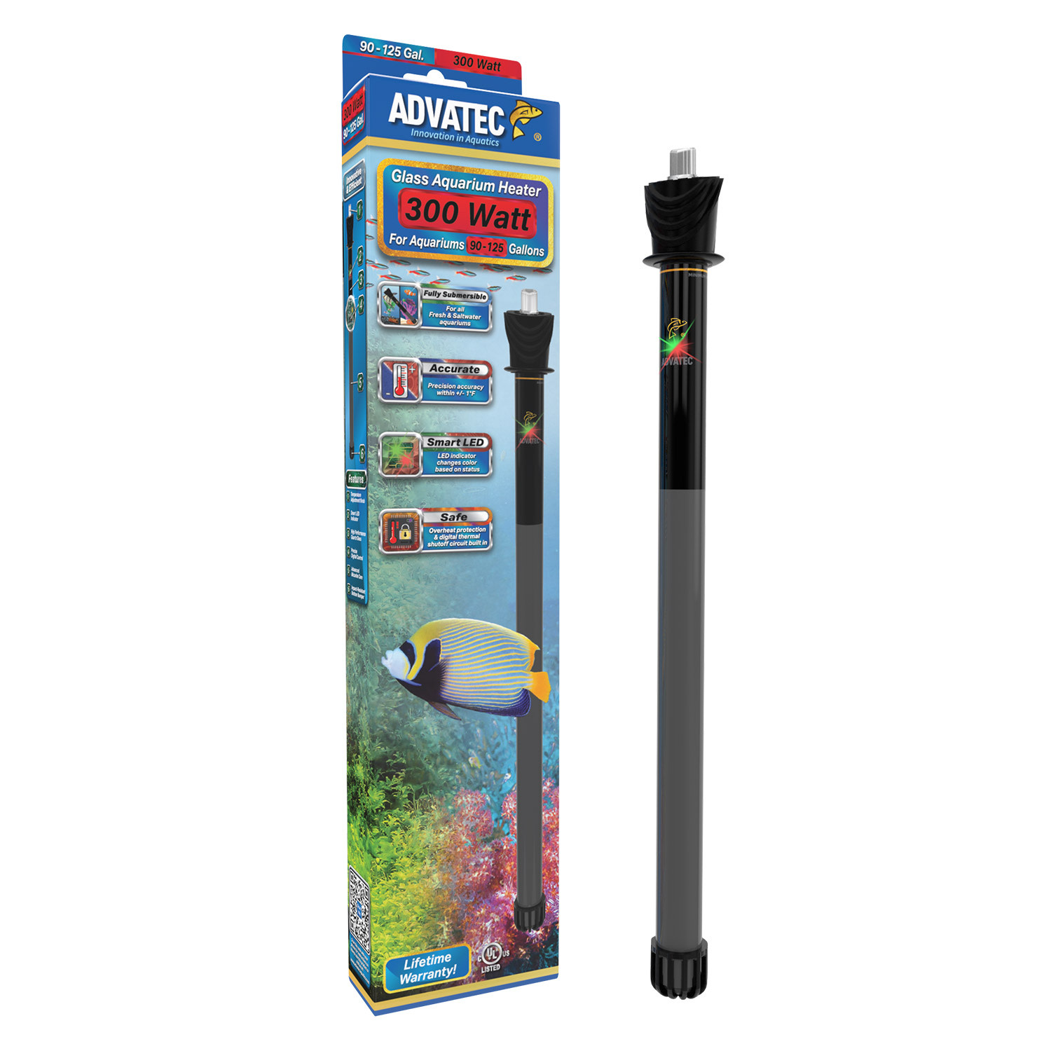 GLASS AQUARIUM HEATER 300 W