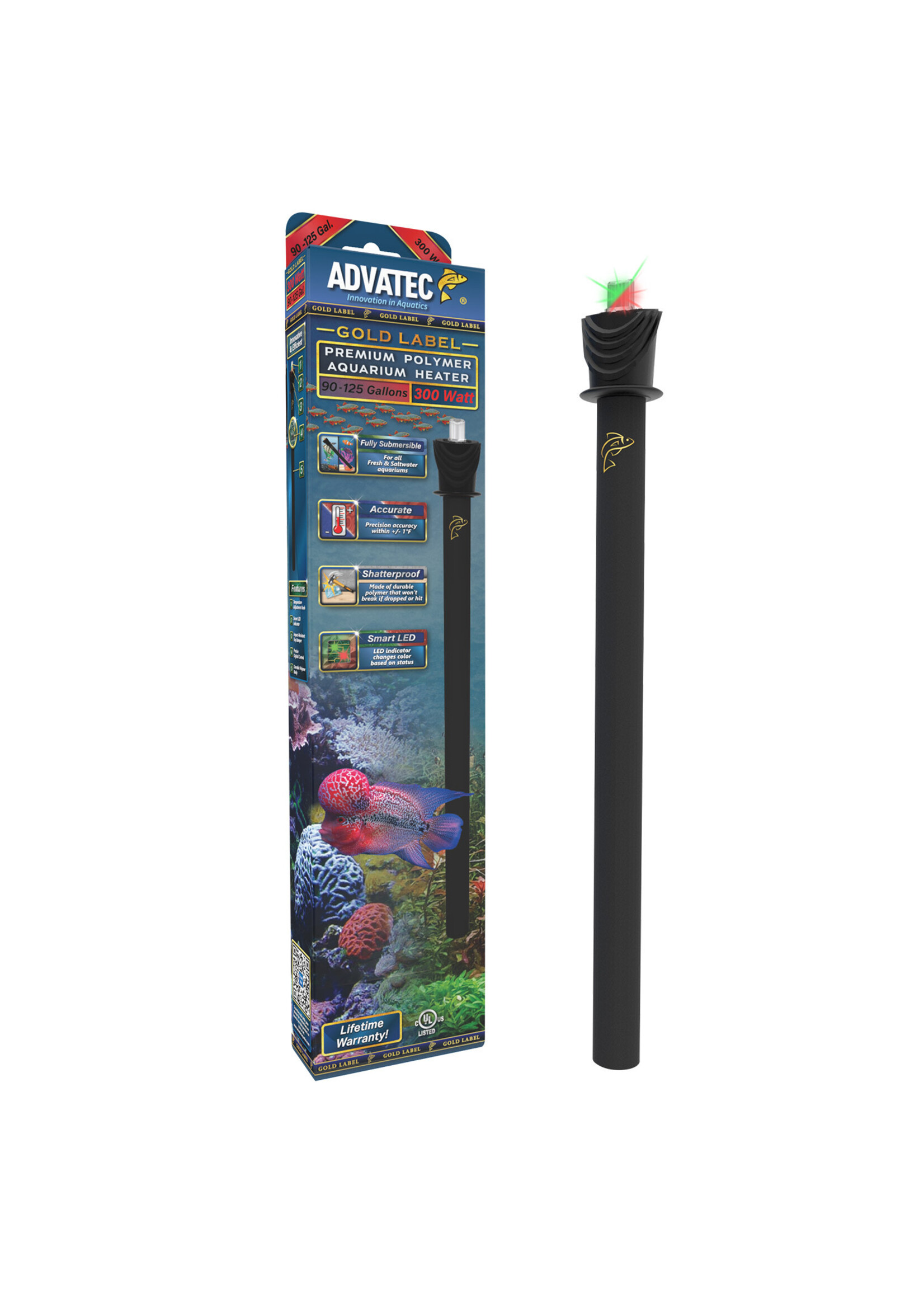 Advatec Int. GOLD LABEL POLYMER AQUARIUM HEATER 300 W
