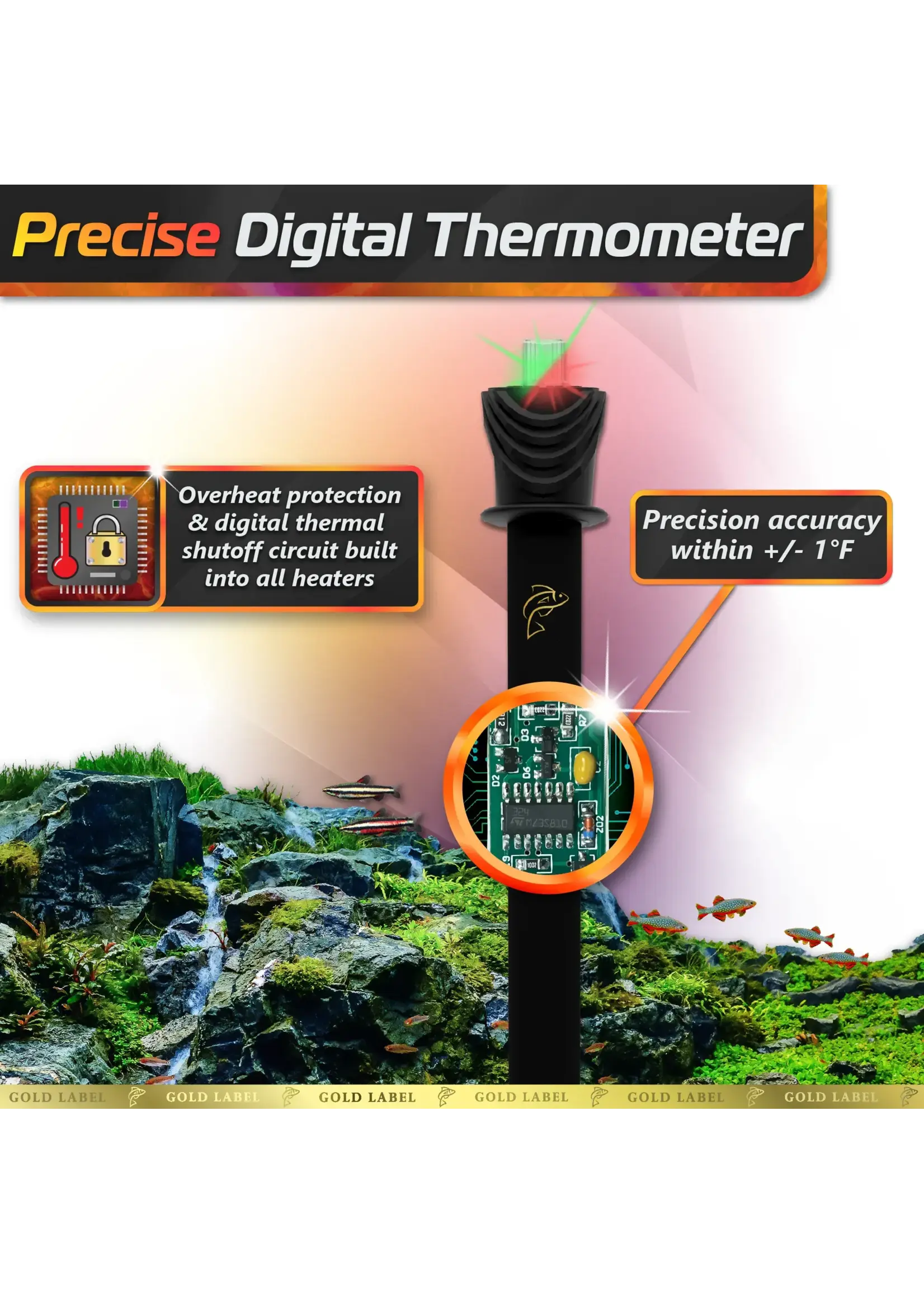 Advatec Int. GOLD LABEL POLYMER AQUARIUM HEATER 50 W