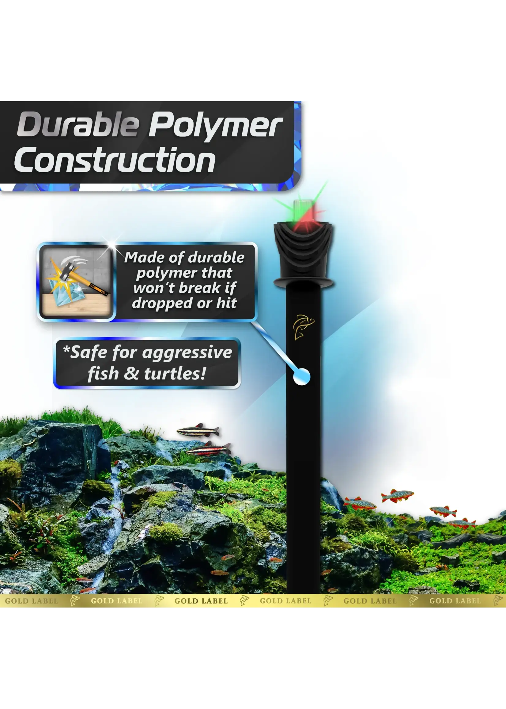 Advatec Int. GOLD LABEL POLYMER AQUARIUM HEATER 100 W