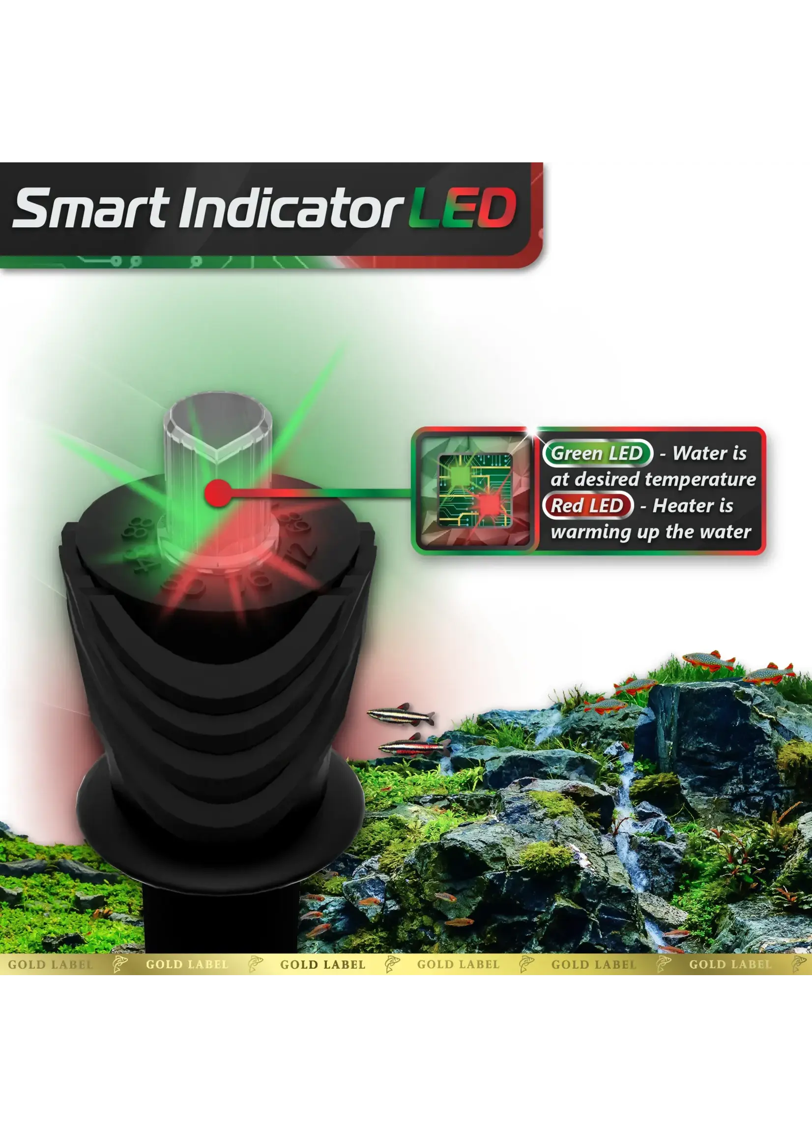 Advatec Int. GOLD LABEL POLYMER AQUARIUM HEATER 200 W