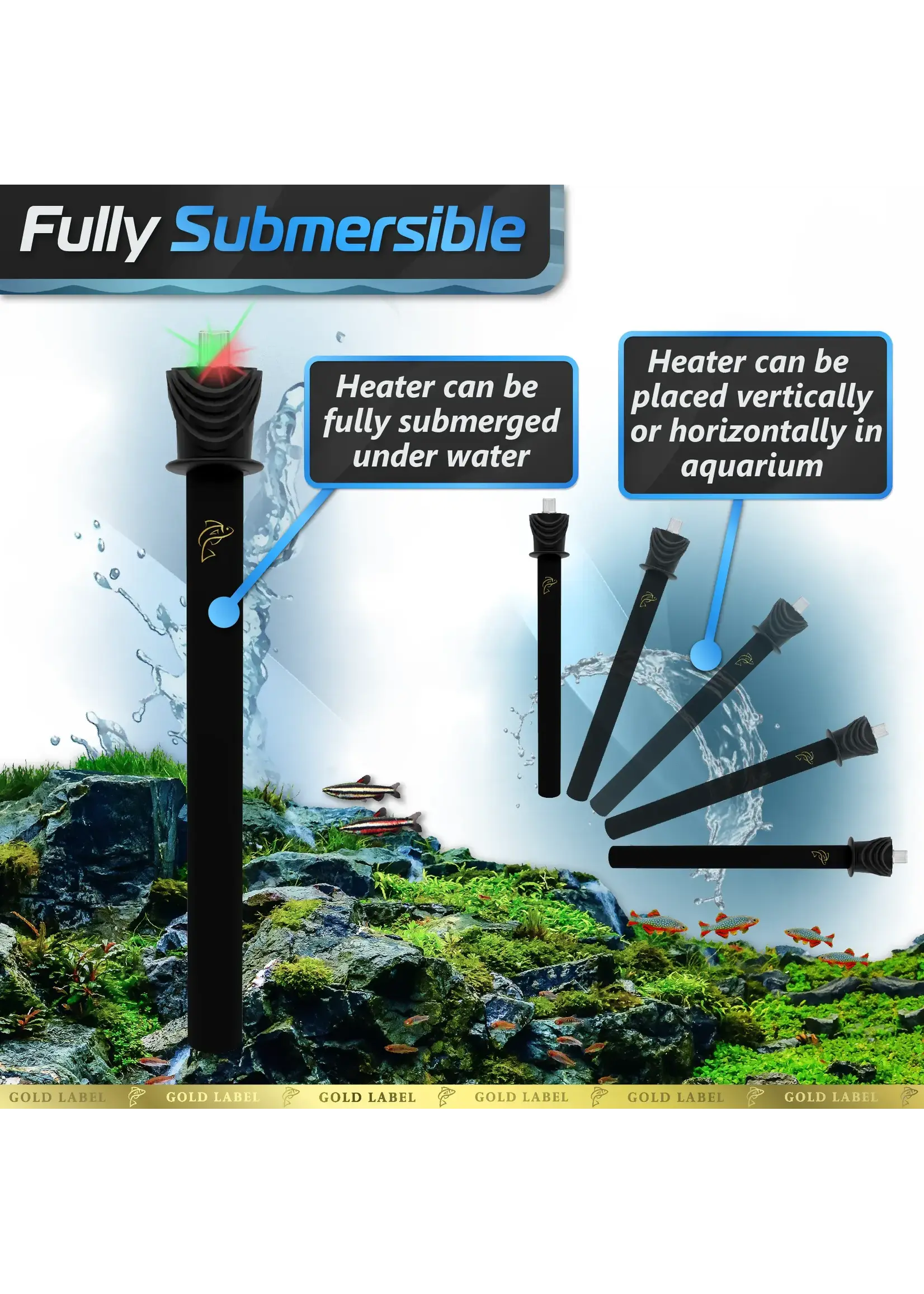 Advatec Int. GOLD LABEL POLYMER AQUARIUM HEATER 200 W