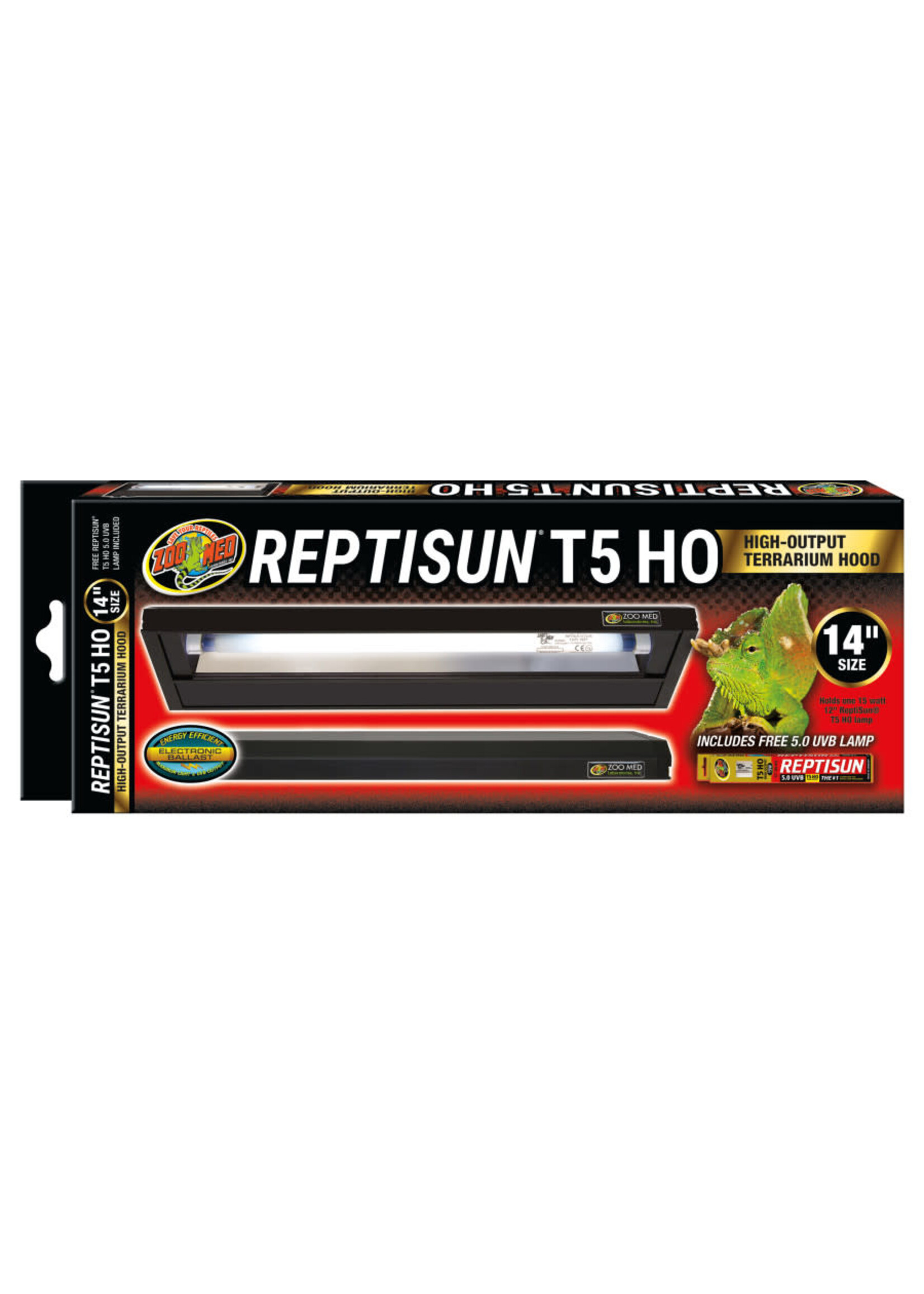 Zoo Med HOOD REPTISUN T5 HO W 5.0 BULB 14"