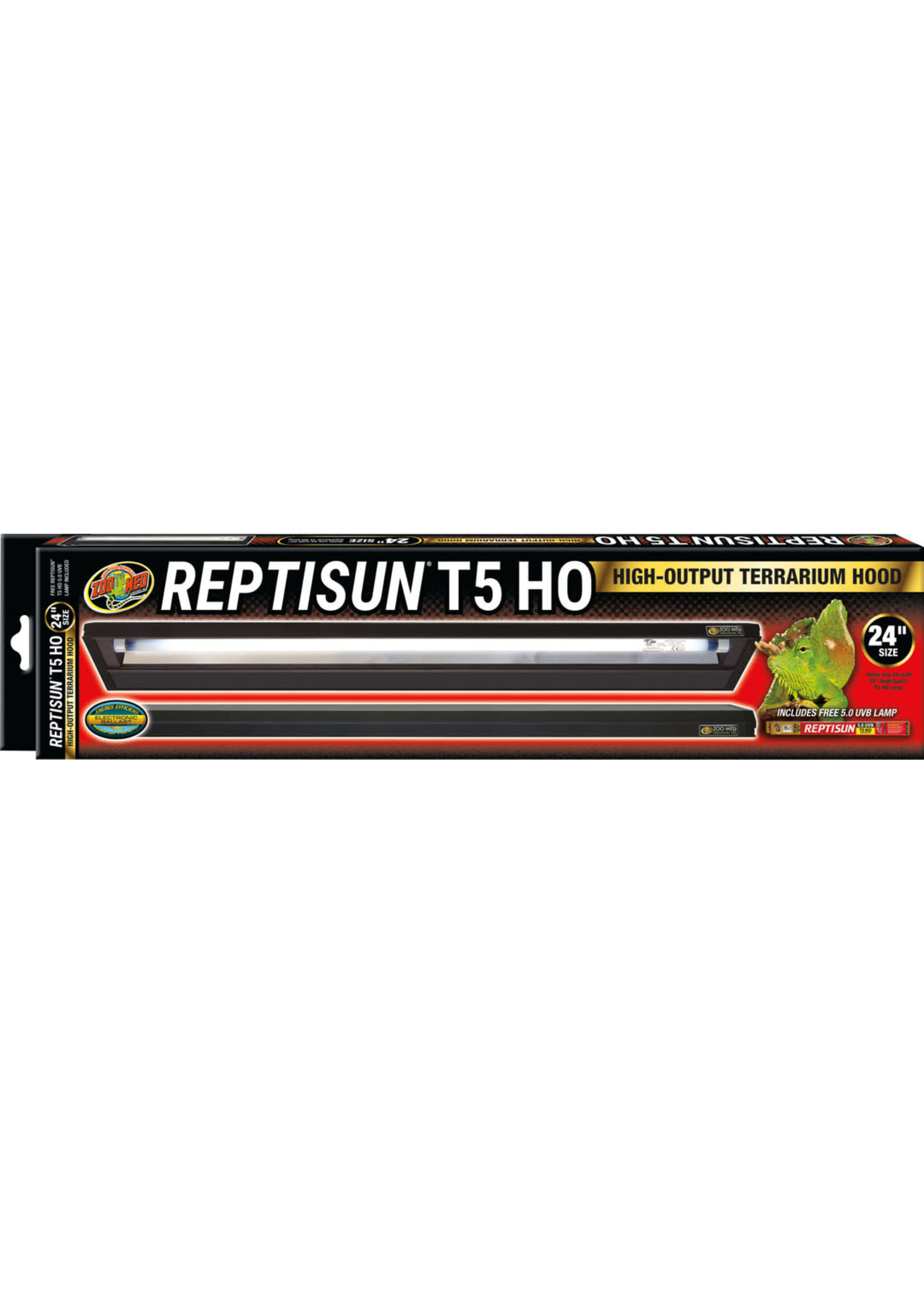 Zoo Med HOOD REPTISUN T5 HO W 5.0 BULB 24"