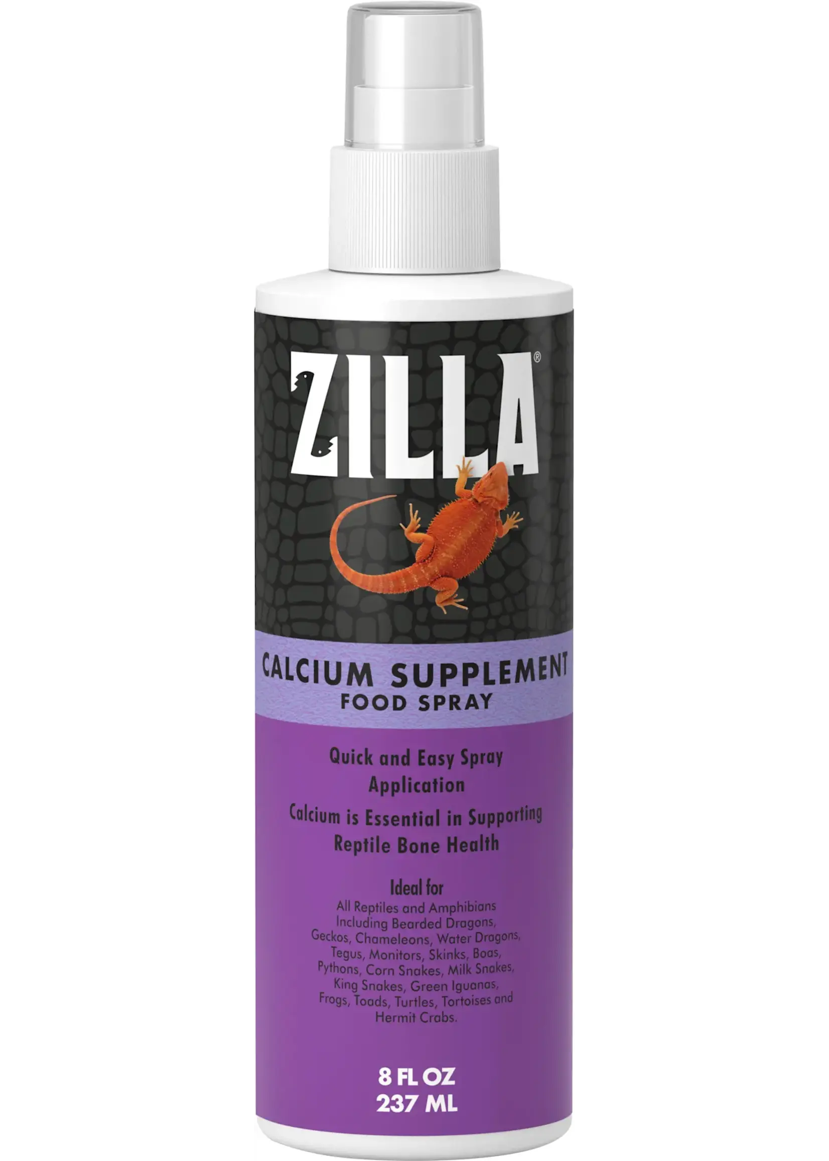 Zilla CALCIUM SUPPLEMENT FOOD SPRAY 8 OZ