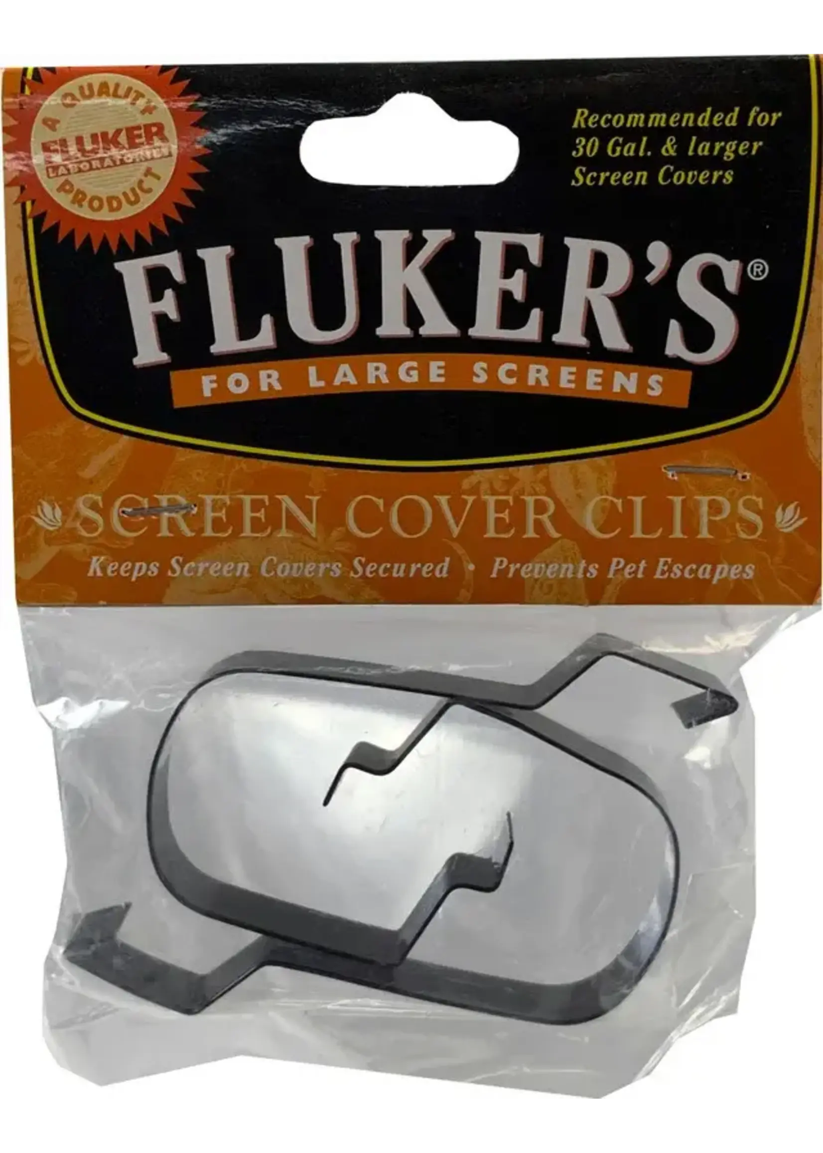 Fluker Farm SCREEN CLIPS LG 2PK