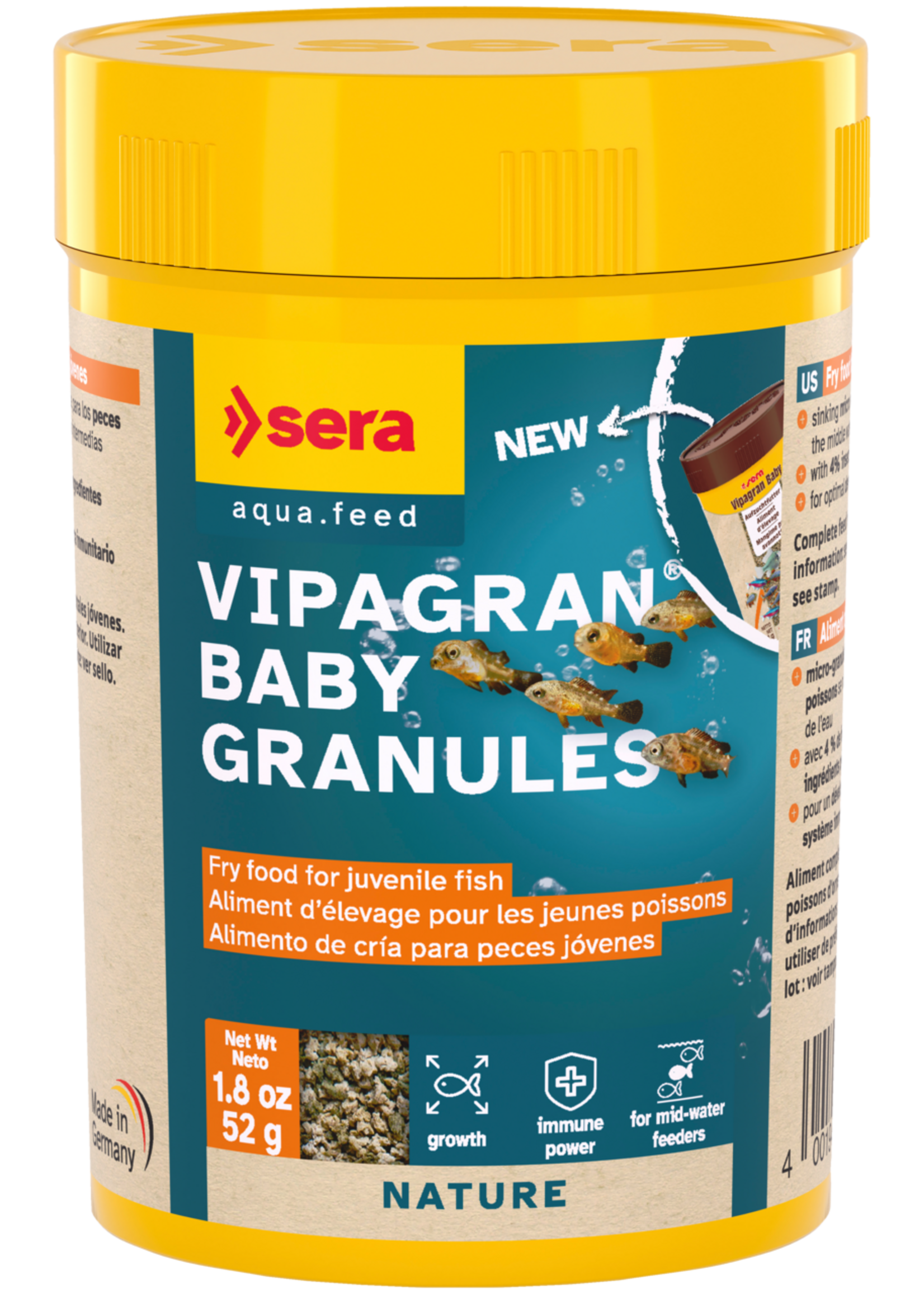 Sera VIPAGRAN BABY GRANULES 1.8 OZ