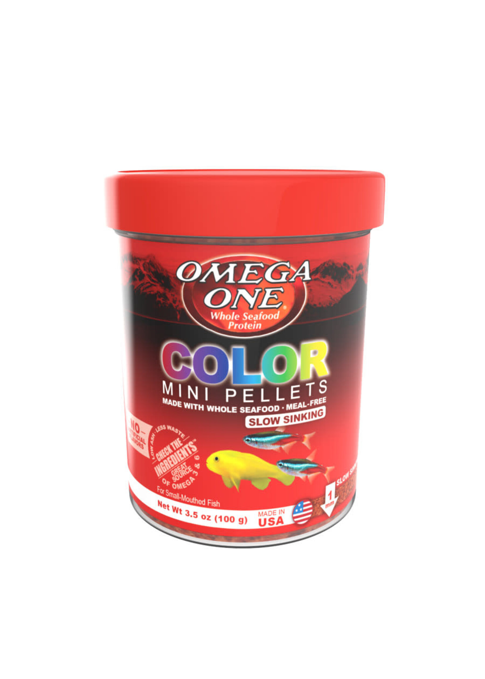 Omega Sea LTD COLOR MINI PELLET SS 3.5 OZ