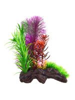 Underwater Treasures CERAMIC DRIFTWOOD WITH PLANT C