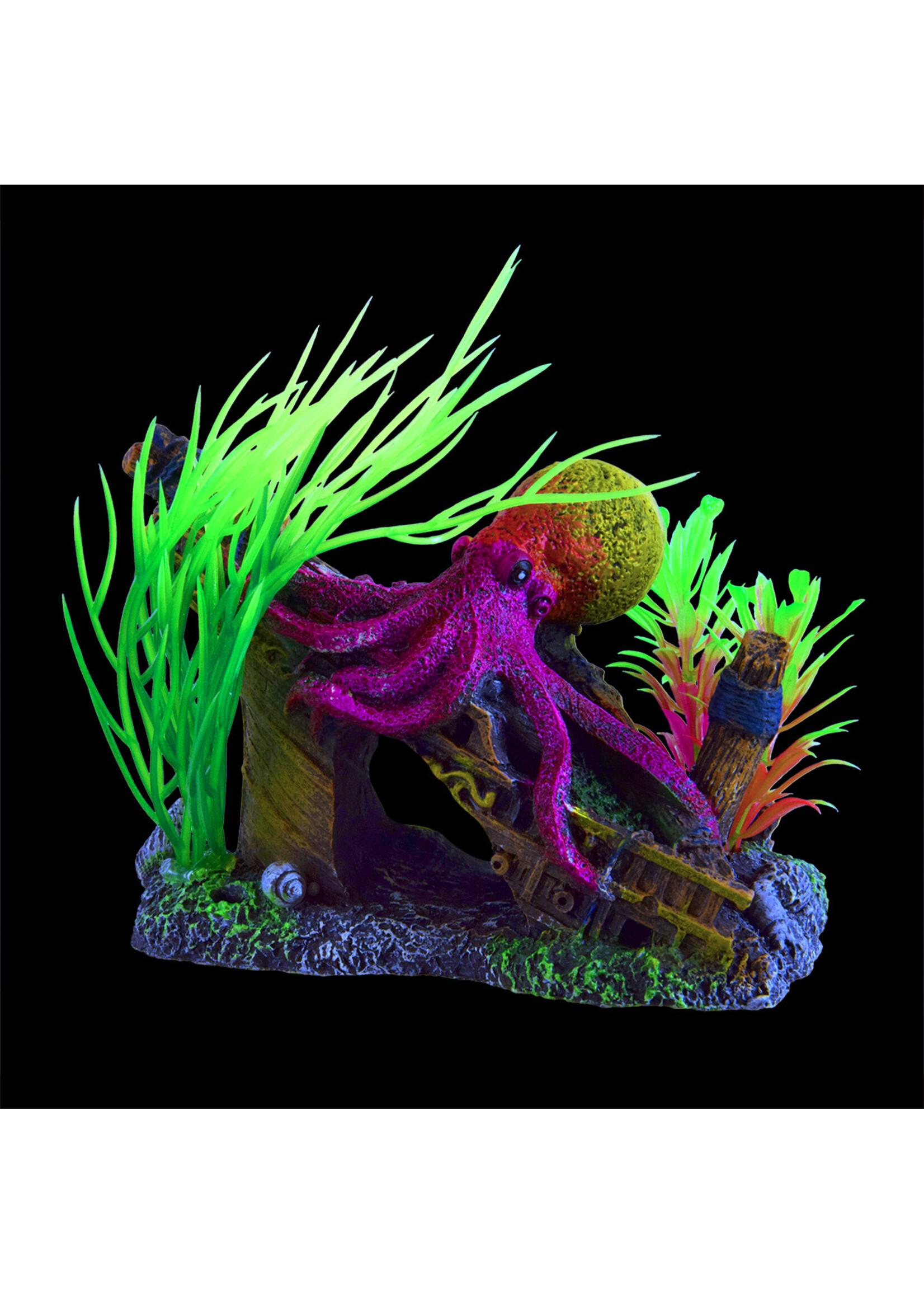 Underwater Treasures GLOWING OCTOPUS WRECK