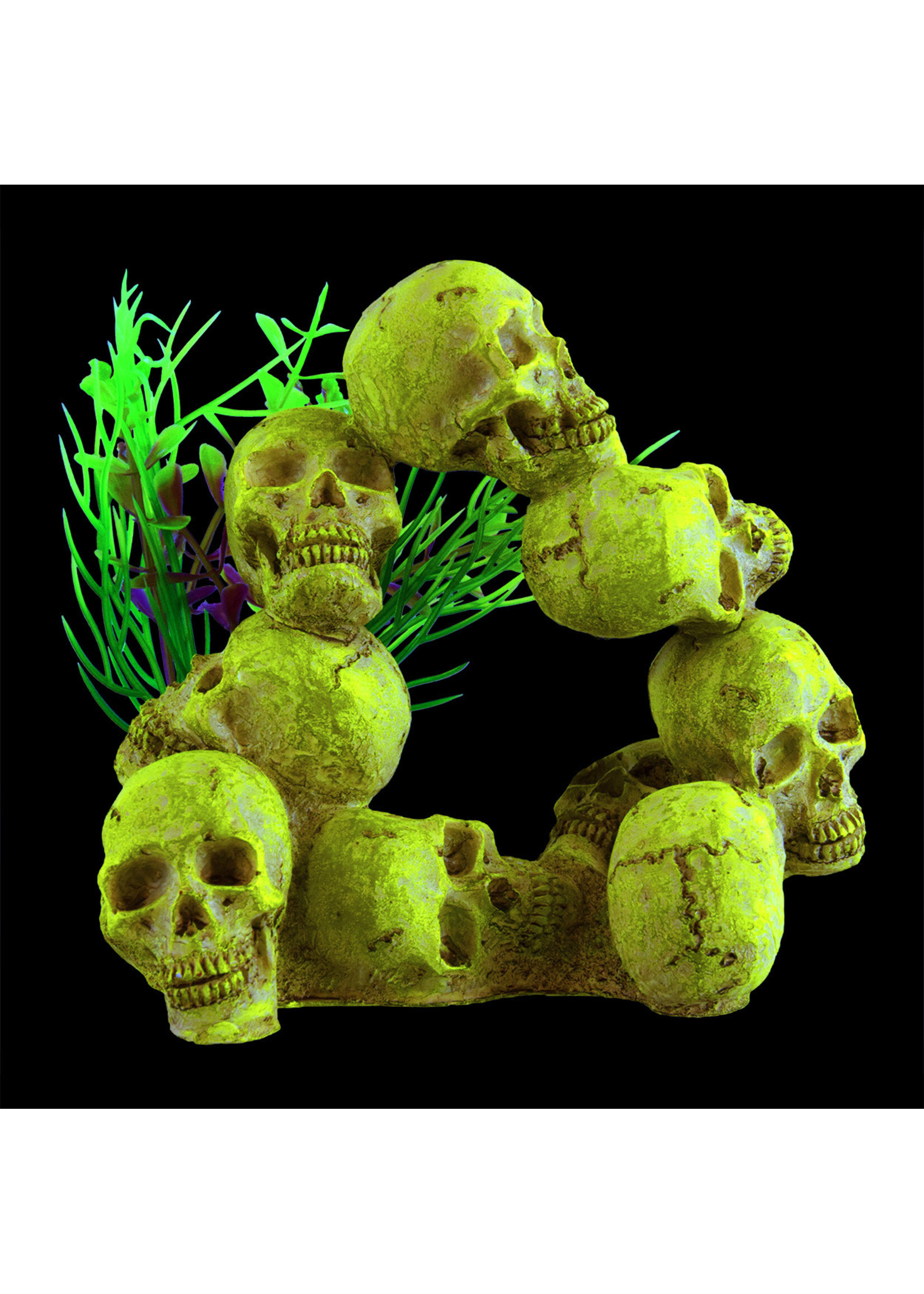 Underwater Treasures GLOWING RING OF SKULLS LARGE