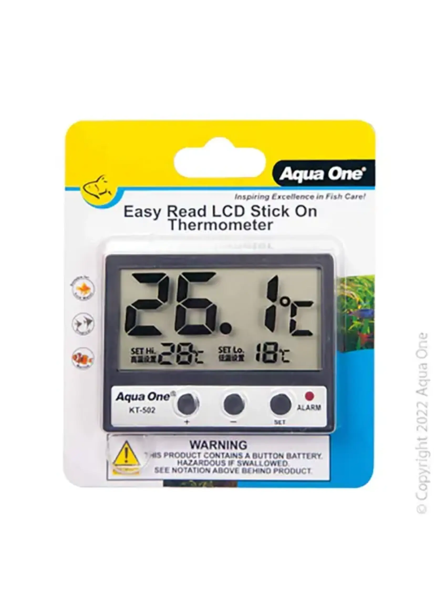 EASY READ LCD STICK ON THERMOMETER