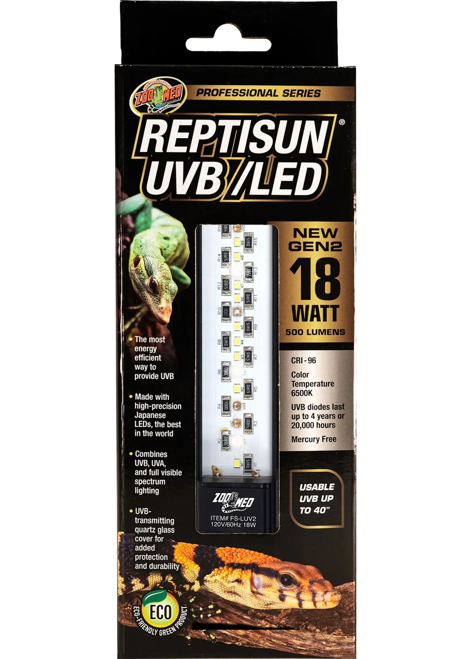 Zoo Med LED UVB 18 WATT GEN 2